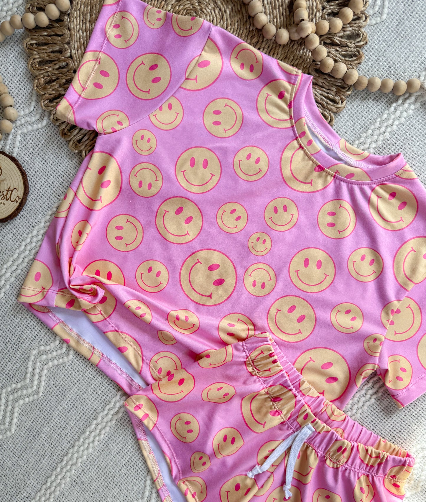 Happy Daze Oversized Tee + Breezy Shorts Set