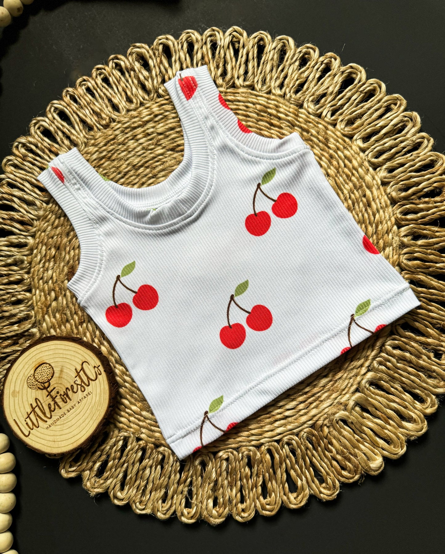 Cheery Cherry Girly Tank + Breezy Shorts