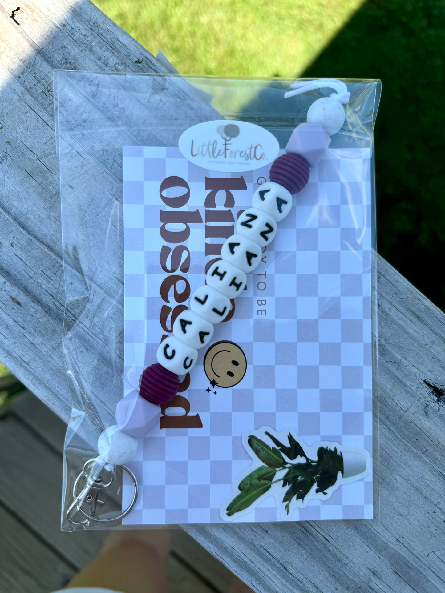 Personalized Name Pacifier Clips