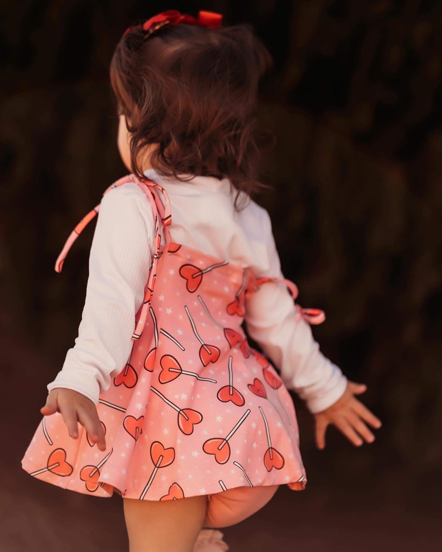 Heart Sucker Strappy Dress + Mock Neck