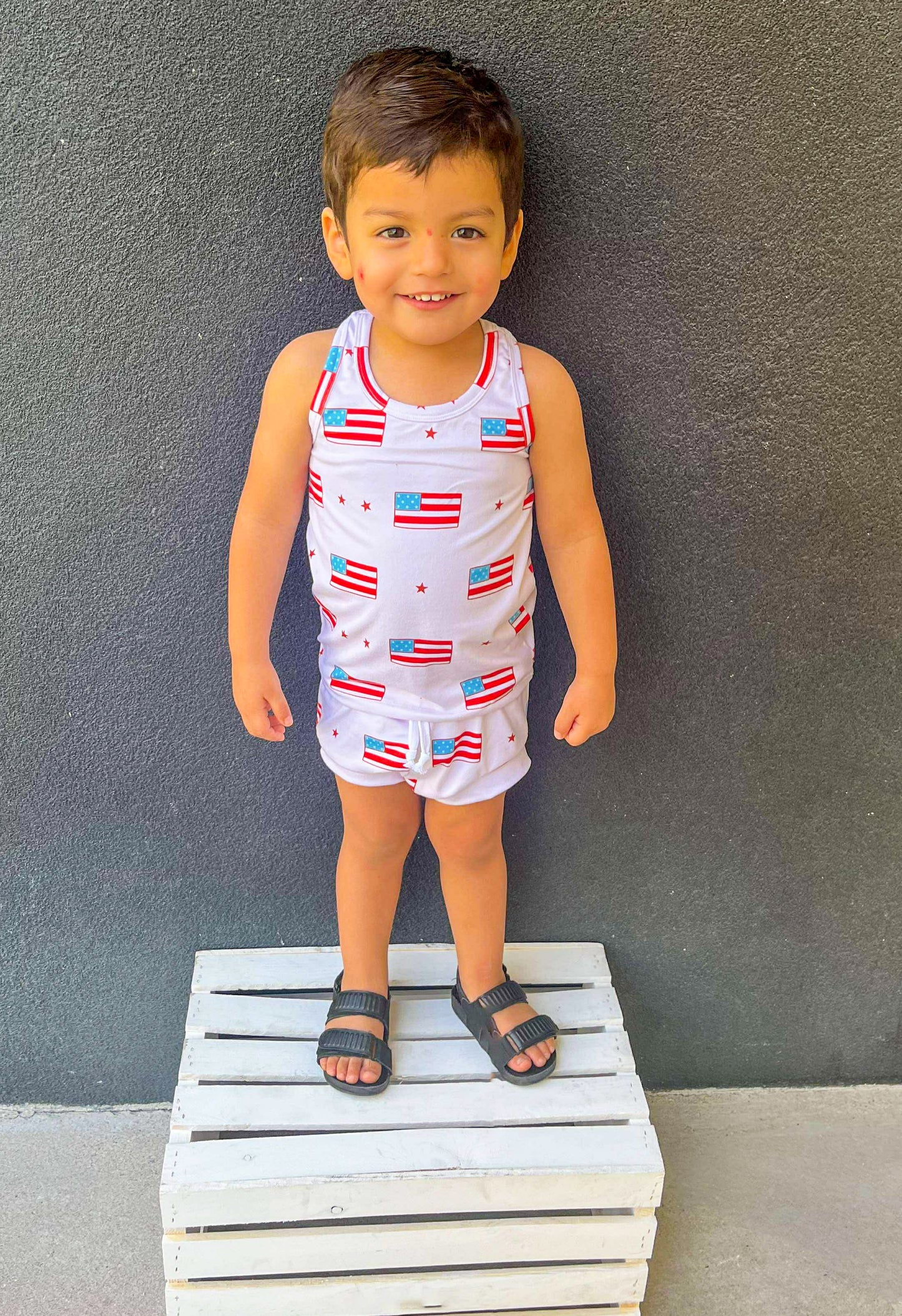 Old Glory Relaxed Tank + Shorties