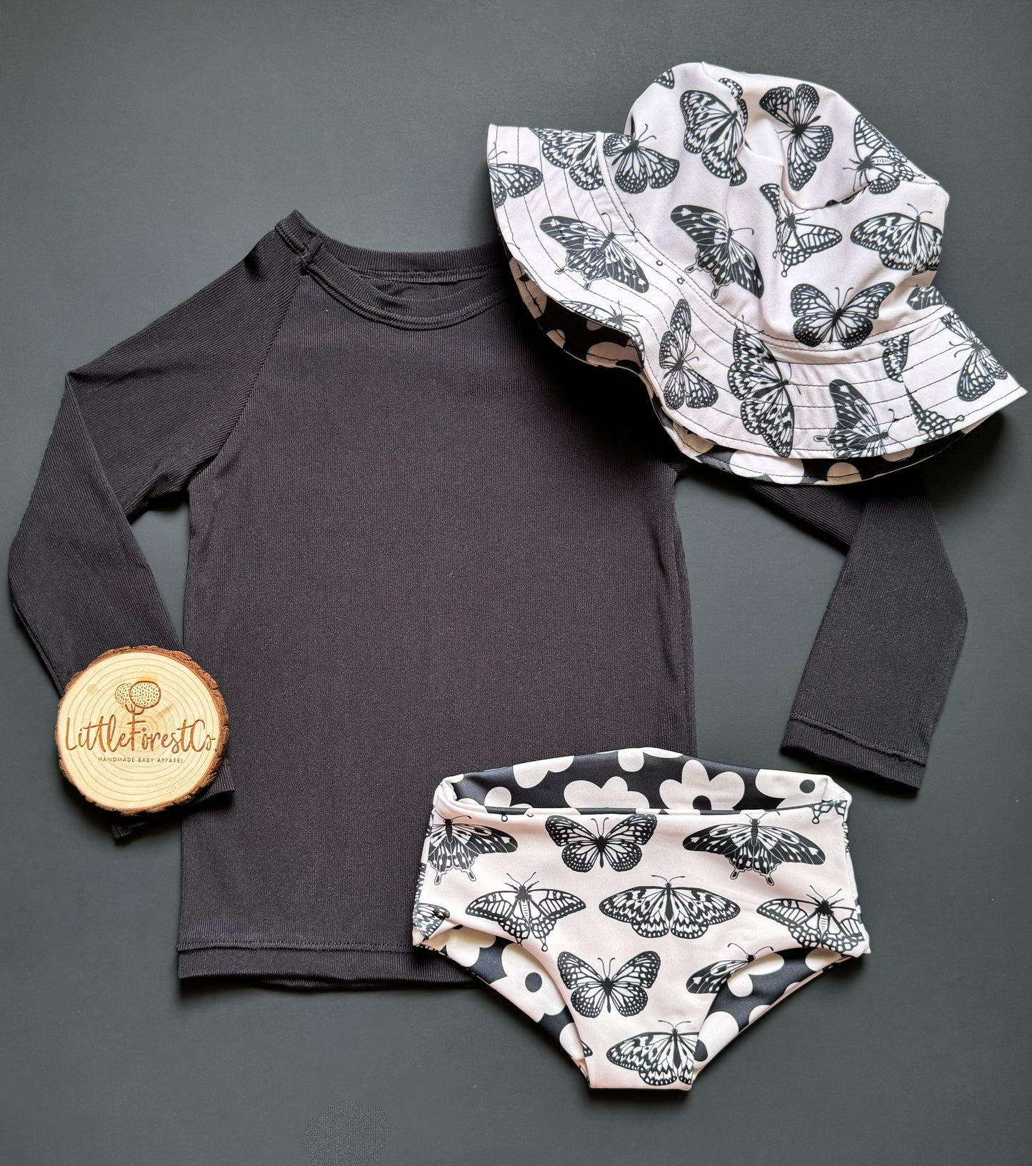Onyx & Ivory Swim Rashguard Suits & Shirts