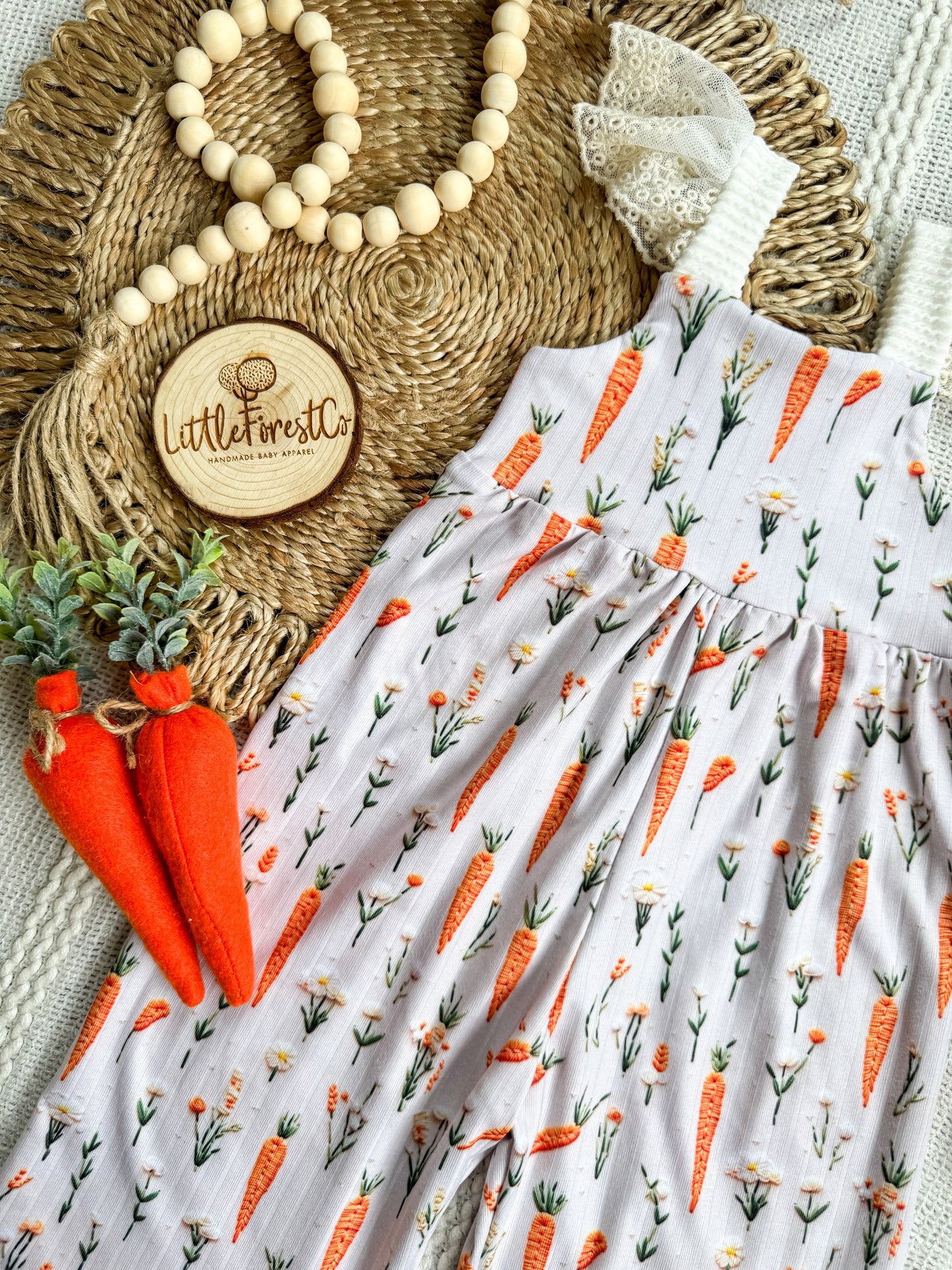 Carrot Patch Margo Romper