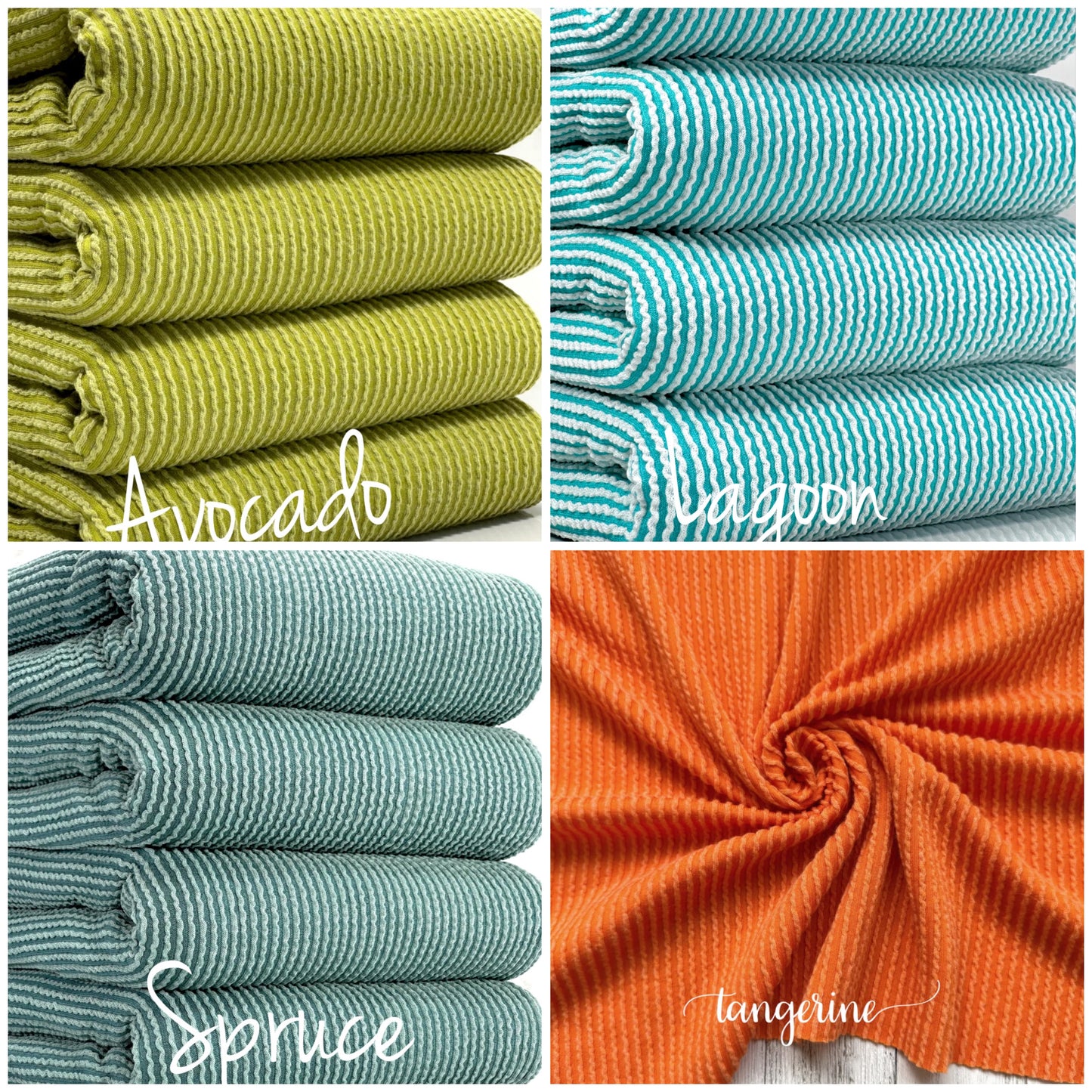 Waved Rib Tee Bubbles
