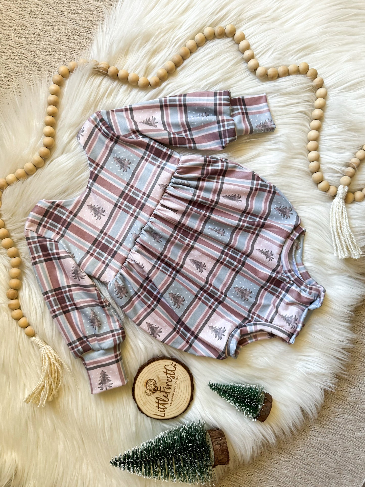 Flannel Forest Gracelynn Romper