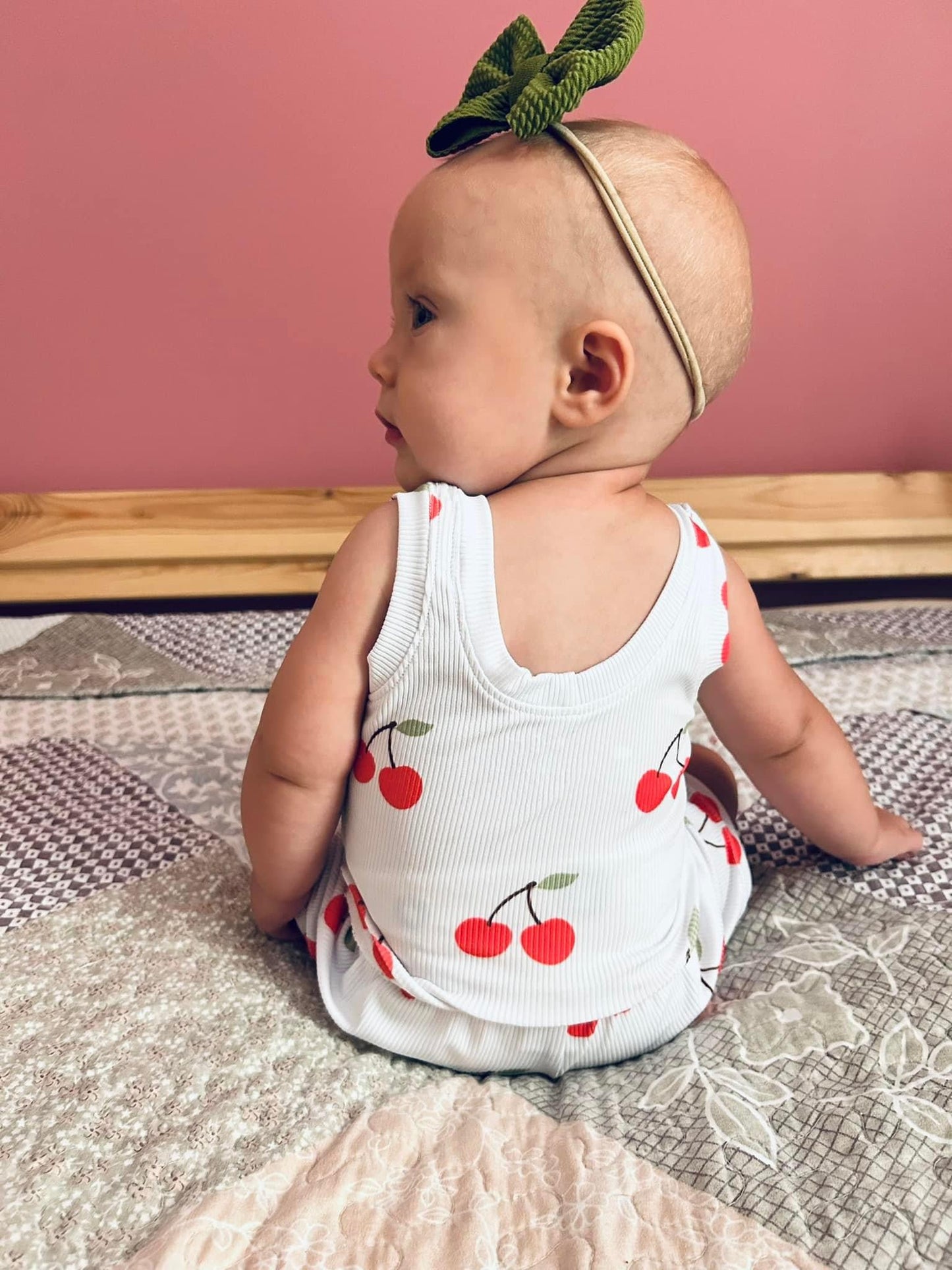Cheery Cherry Girly Tank + Breezy Shorts