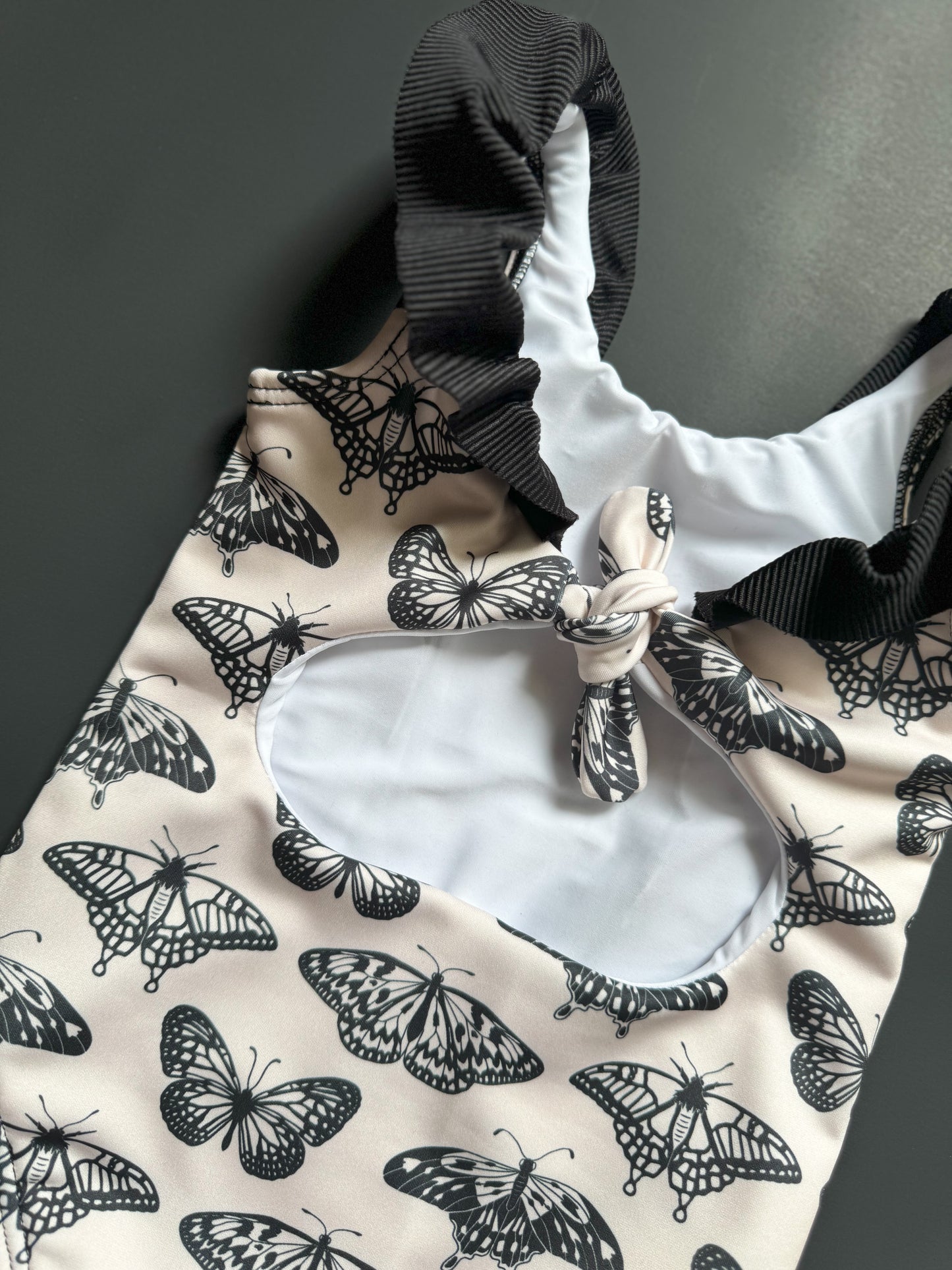 Onyx & Ivory Swim Fluttery Monokini