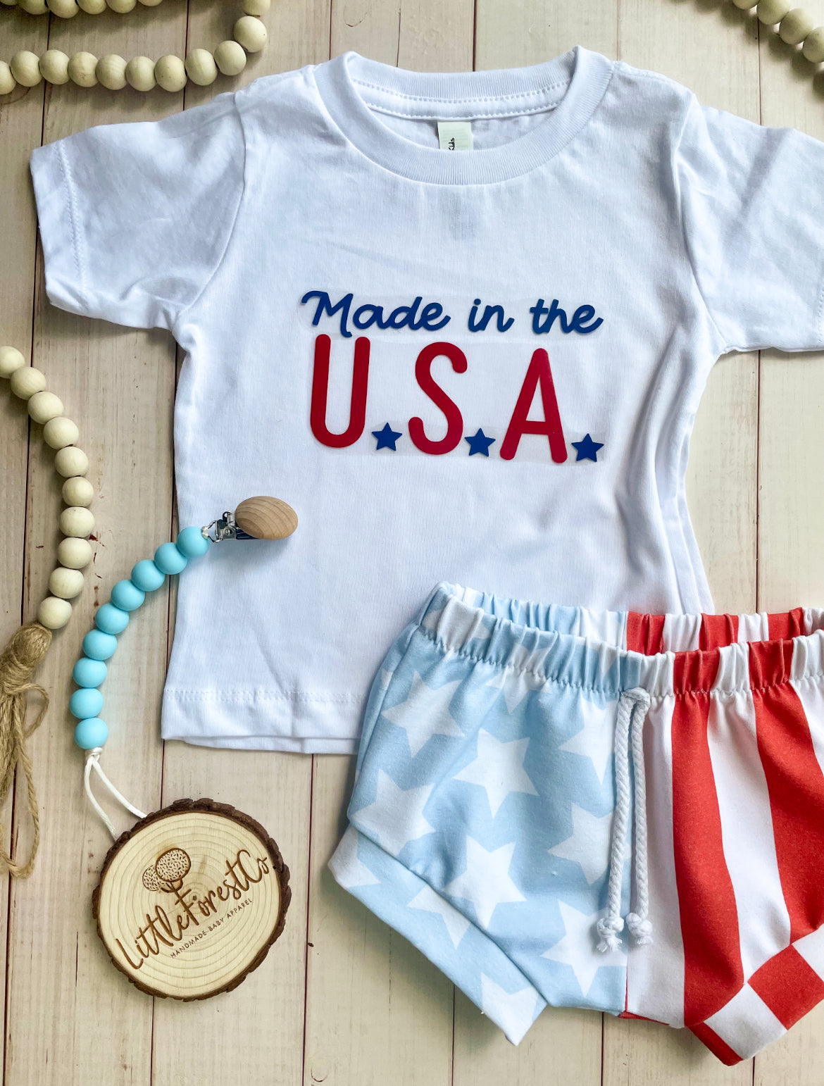 Made in the USA Shorties + Tee