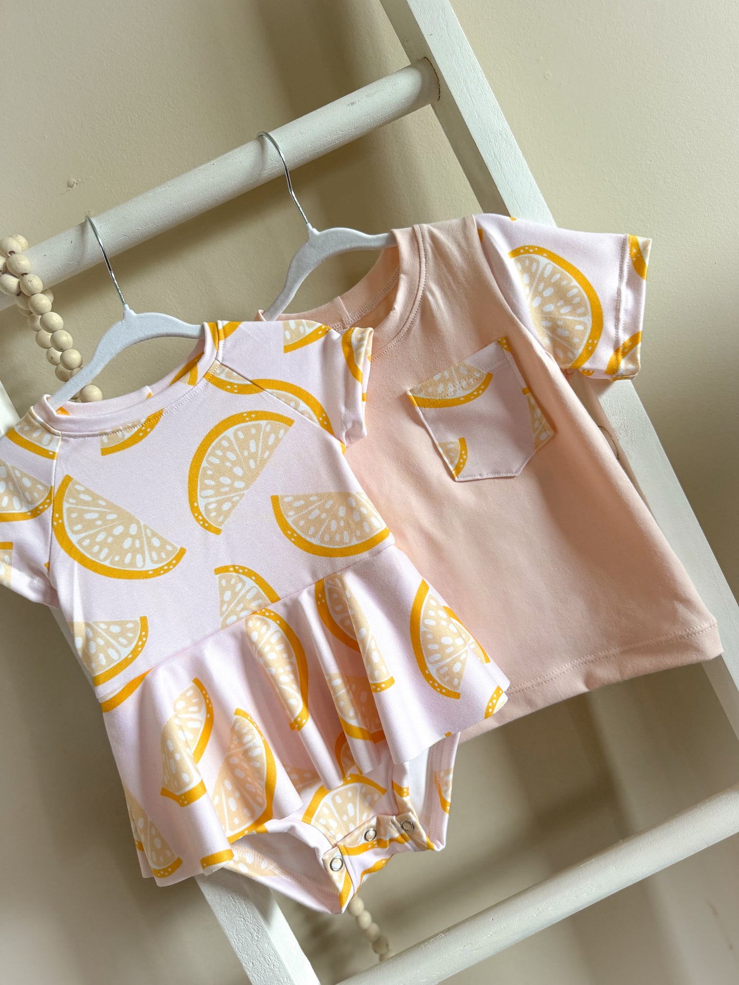 Lemon Lane Basic Pocket Tee + Play Shorts