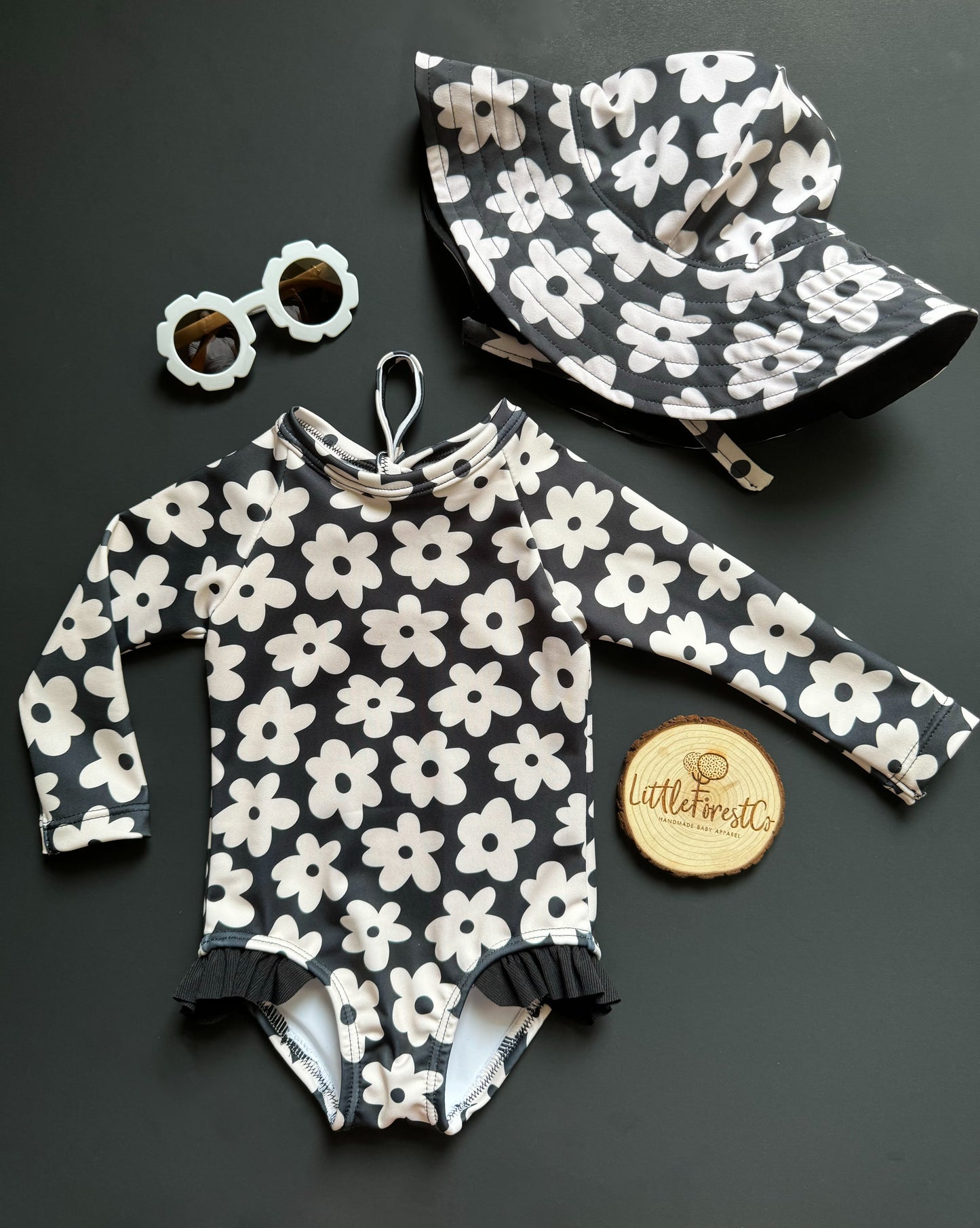 Onyx & Ivory Swim Rashguard Suits & Shirts