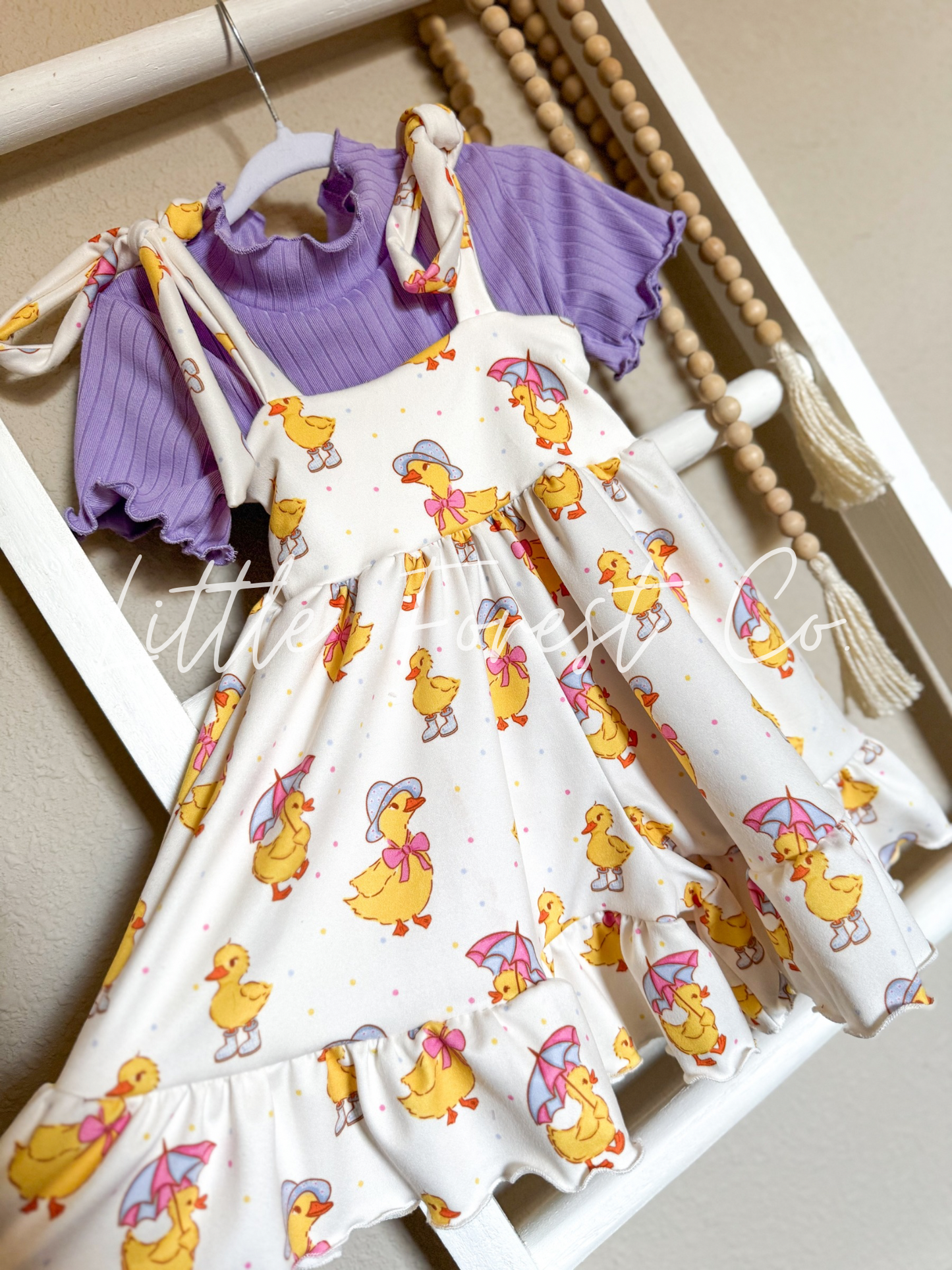 Spring Ducks Adelaide Ruffle Shorts Jumper