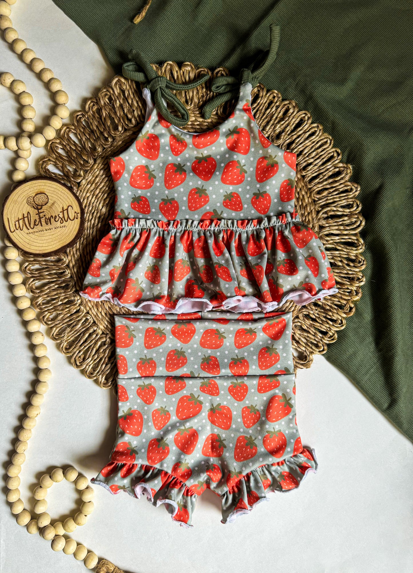 Berry Sweet Ruffle Peplum + Ruffle Bummies