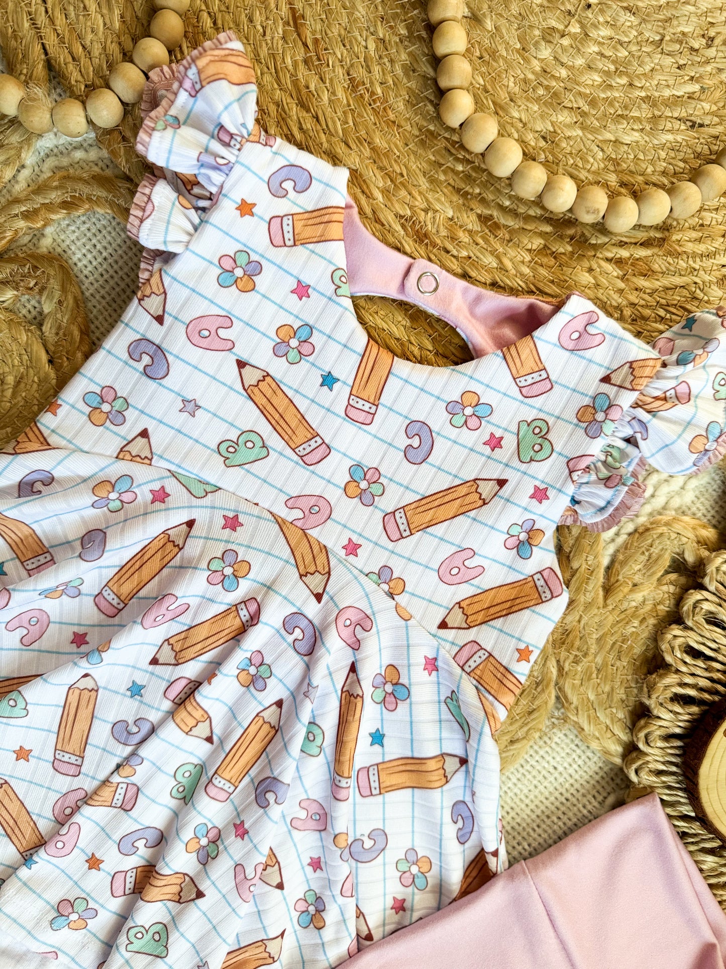 Notebook Dreams Ainsley Top + Bike Shorts