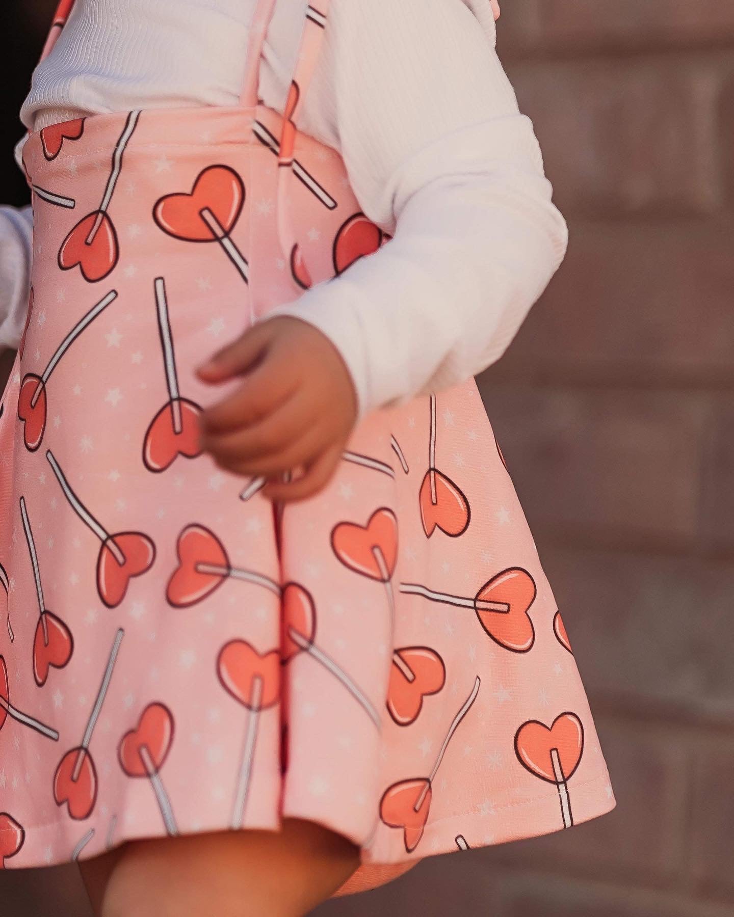 Heart Sucker Strappy Dress + Mock Neck