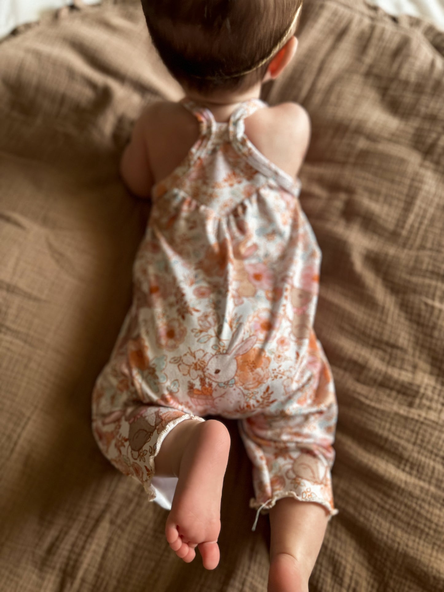 Watercolor Bunny Jumpsuit