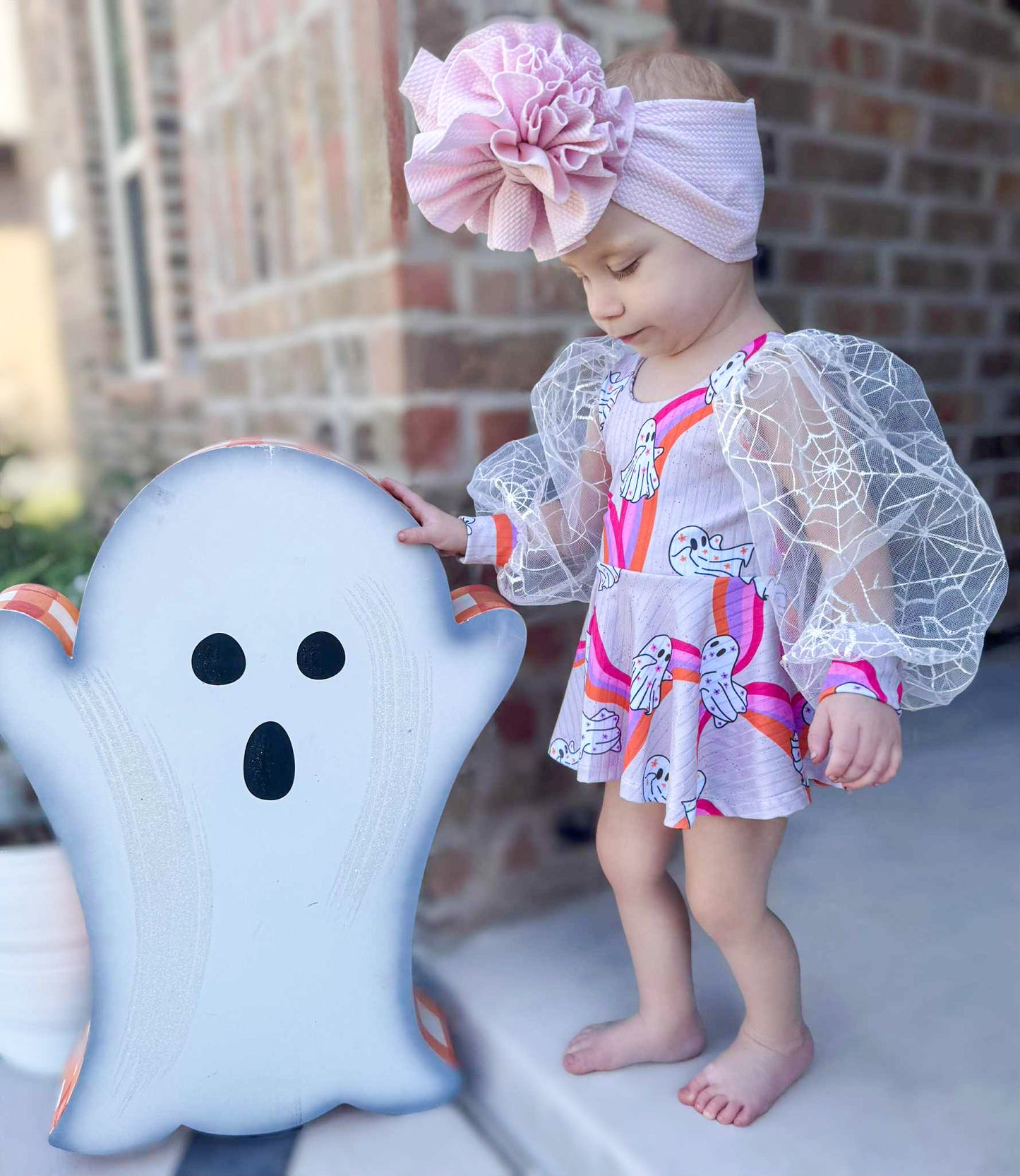 Groovy Ghouls Petal (Mesh) Sleeve Brielle Leo