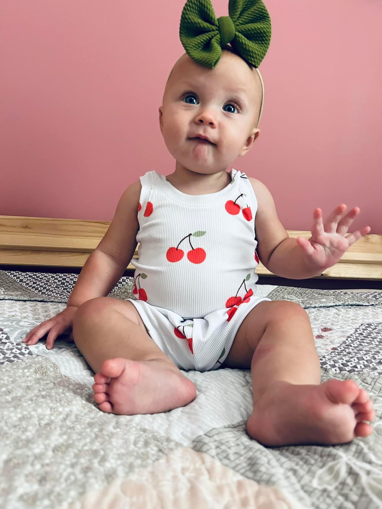 Cheery Cherry Girly Tank + Breezy Shorts
