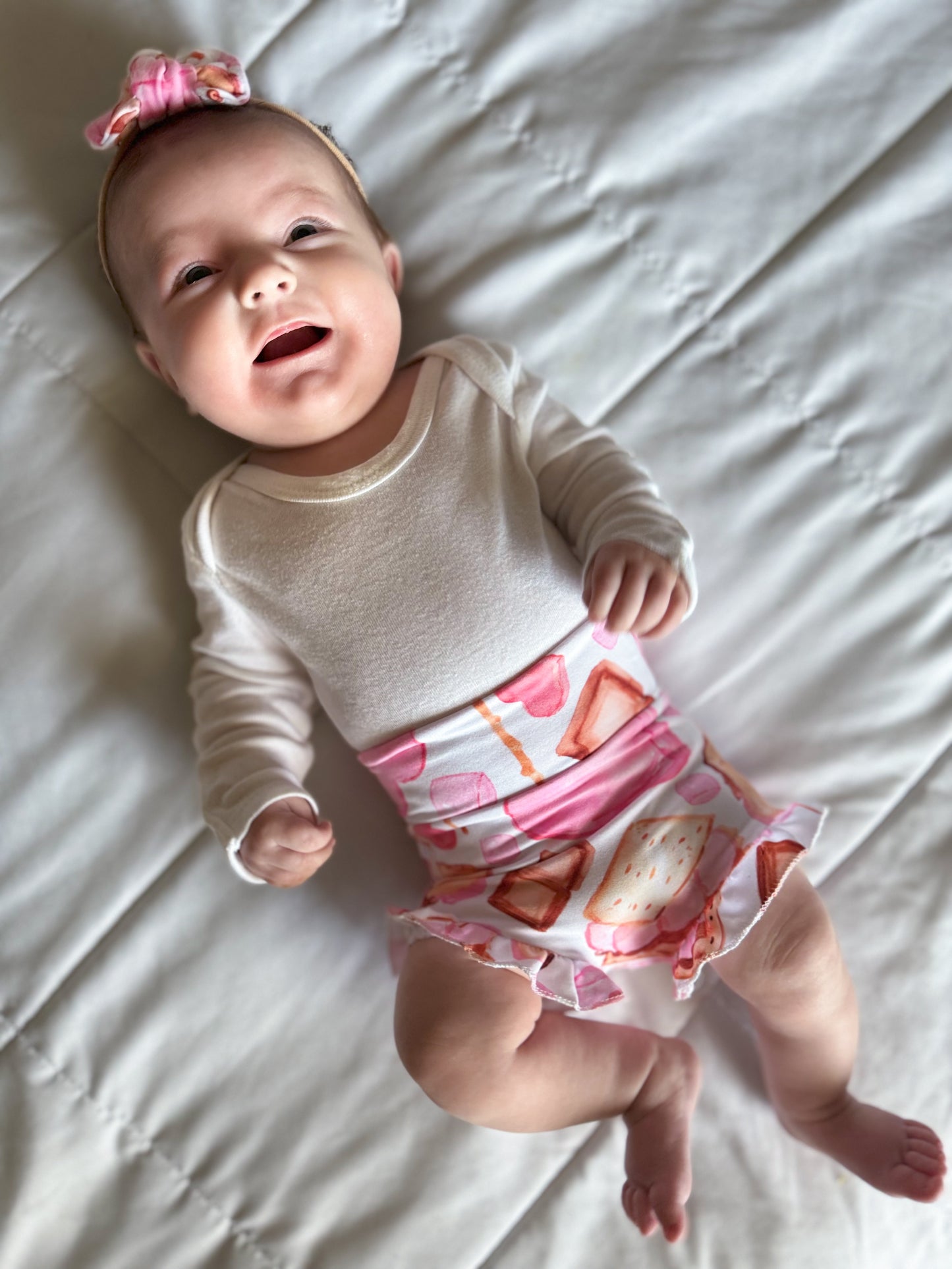 Love You S’more Ruffle Bummies + Flutter Leo