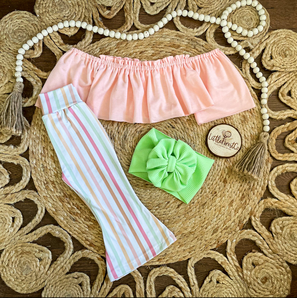 Pastel Stripe Flares