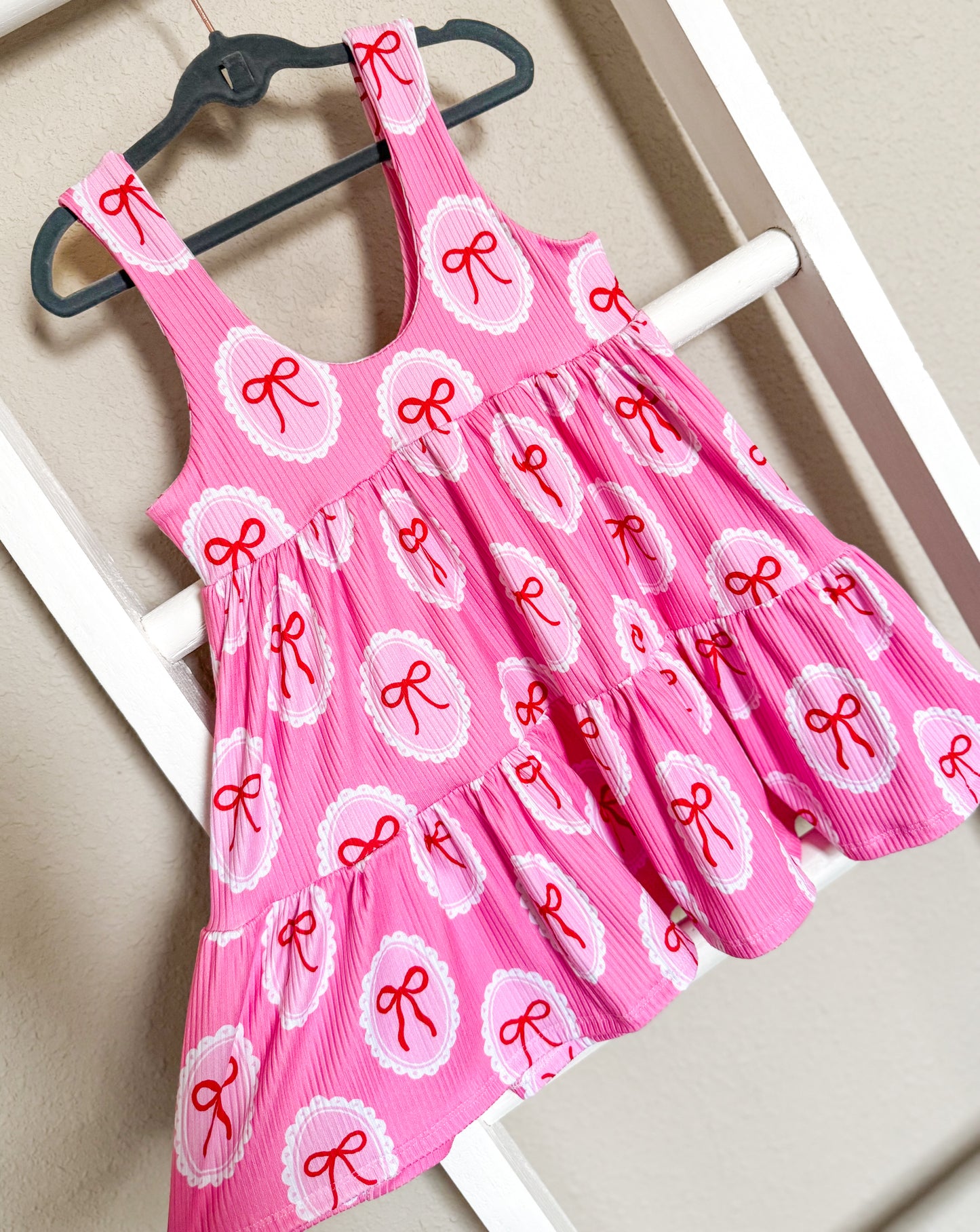 Retro Ribbons Pinafore Magnolia