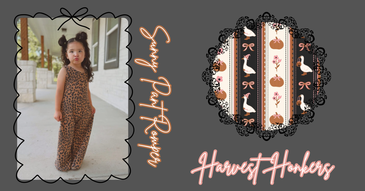 Harvest Honkers Pant (Pockets) Sunny Romper