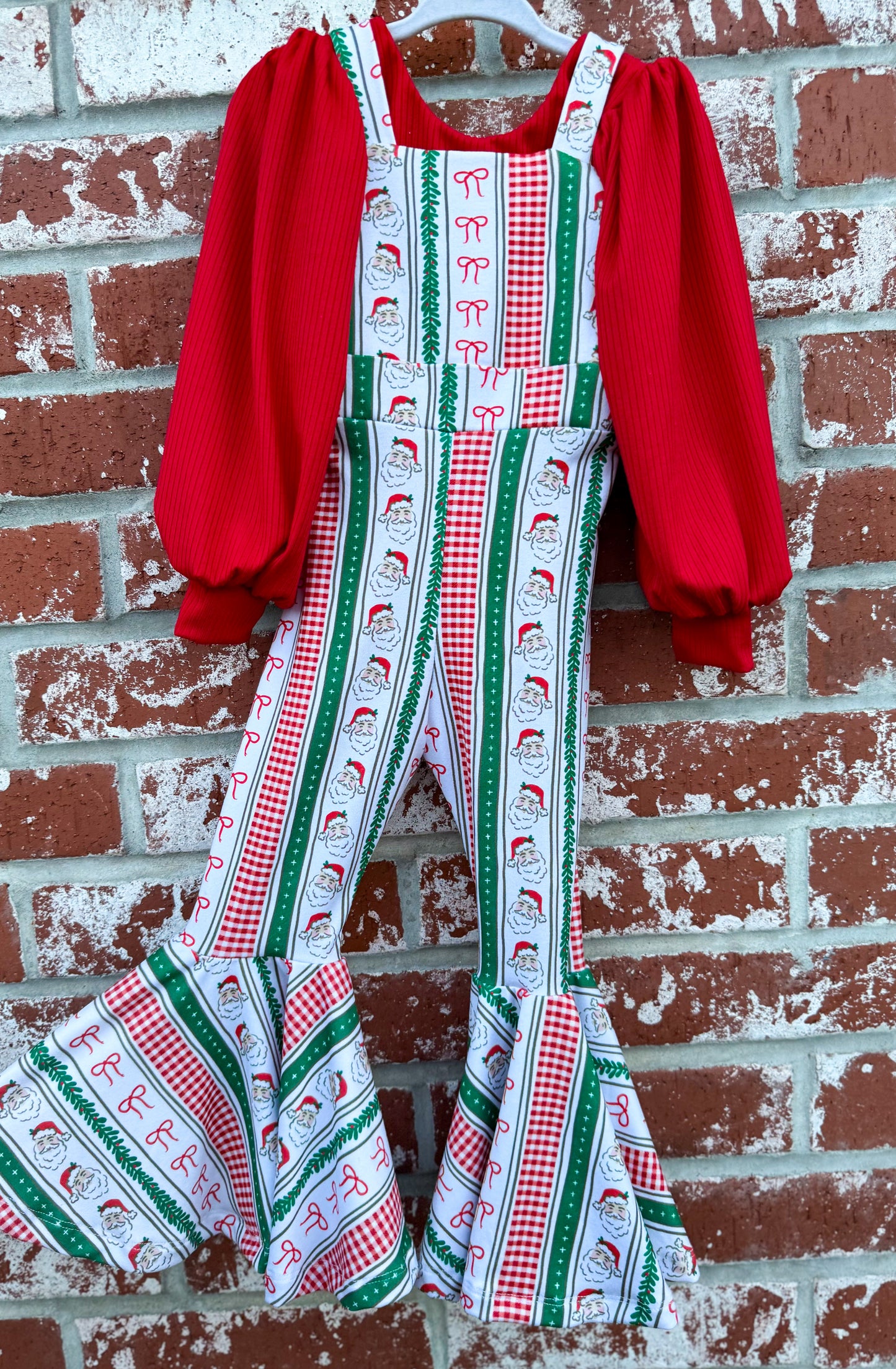 Cutesy Christmas Rosie Jumpsuit + Red Petal Leo