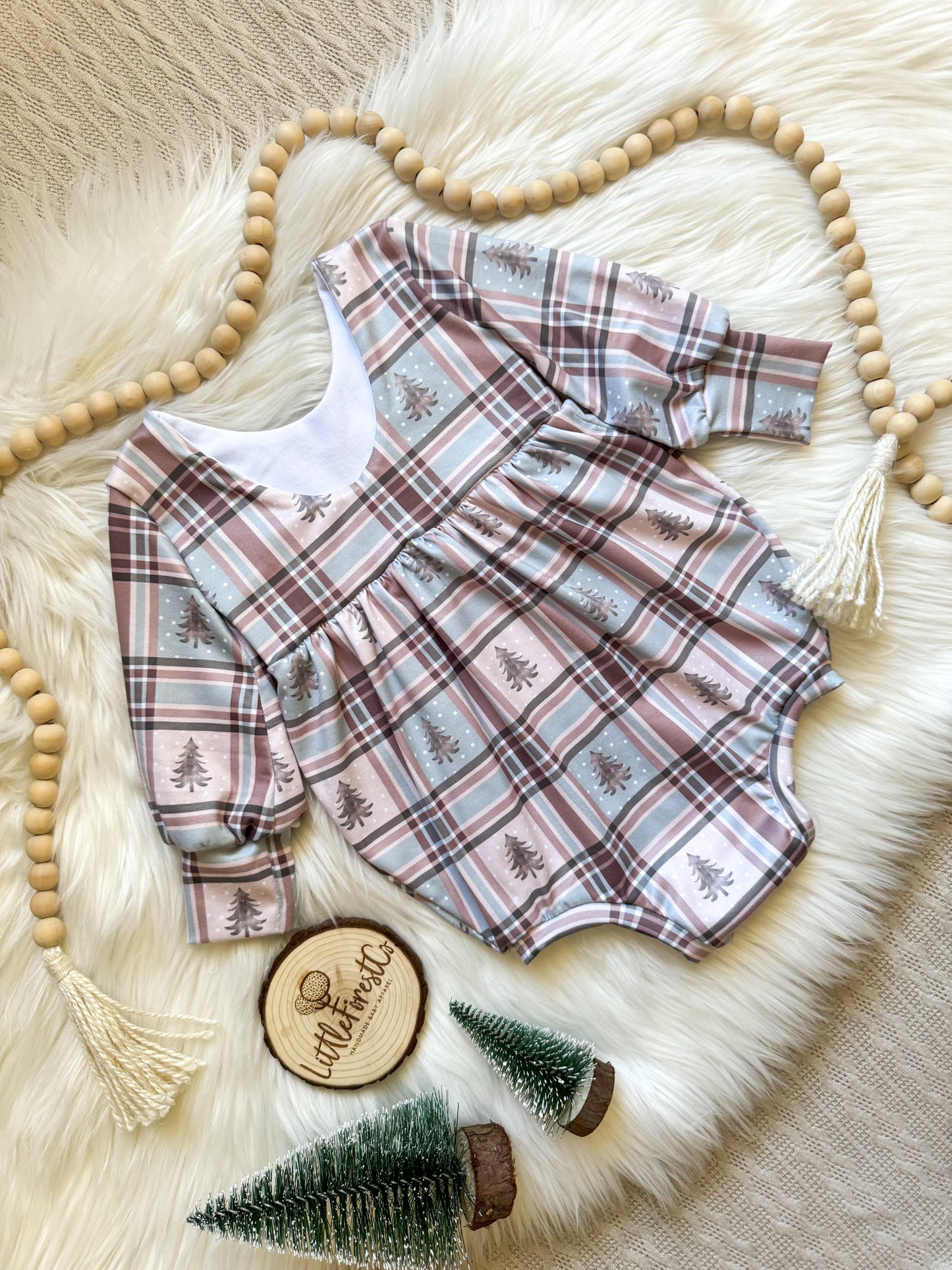 Flannel Forest Gracelynn Romper