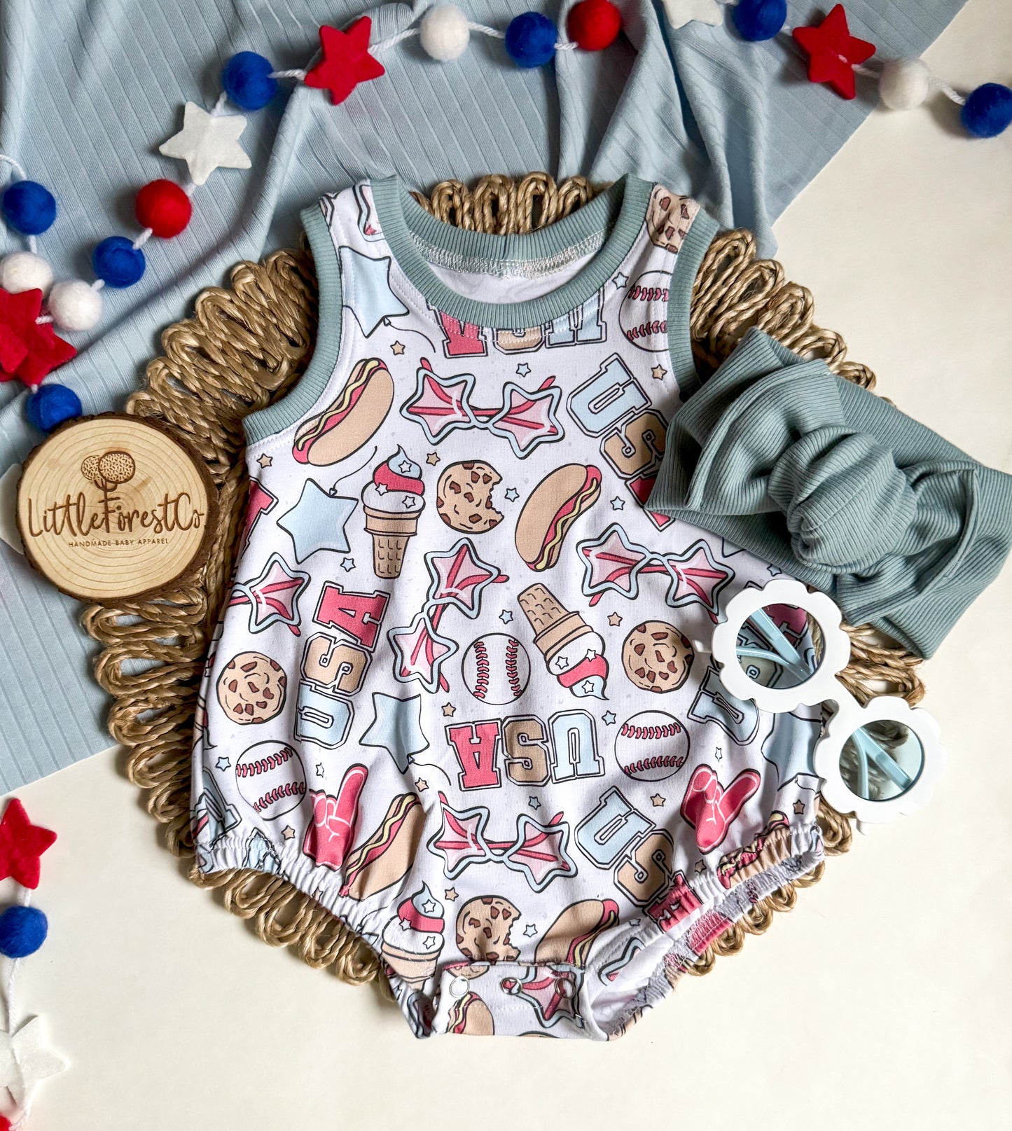Homebase USA Bubble Romper