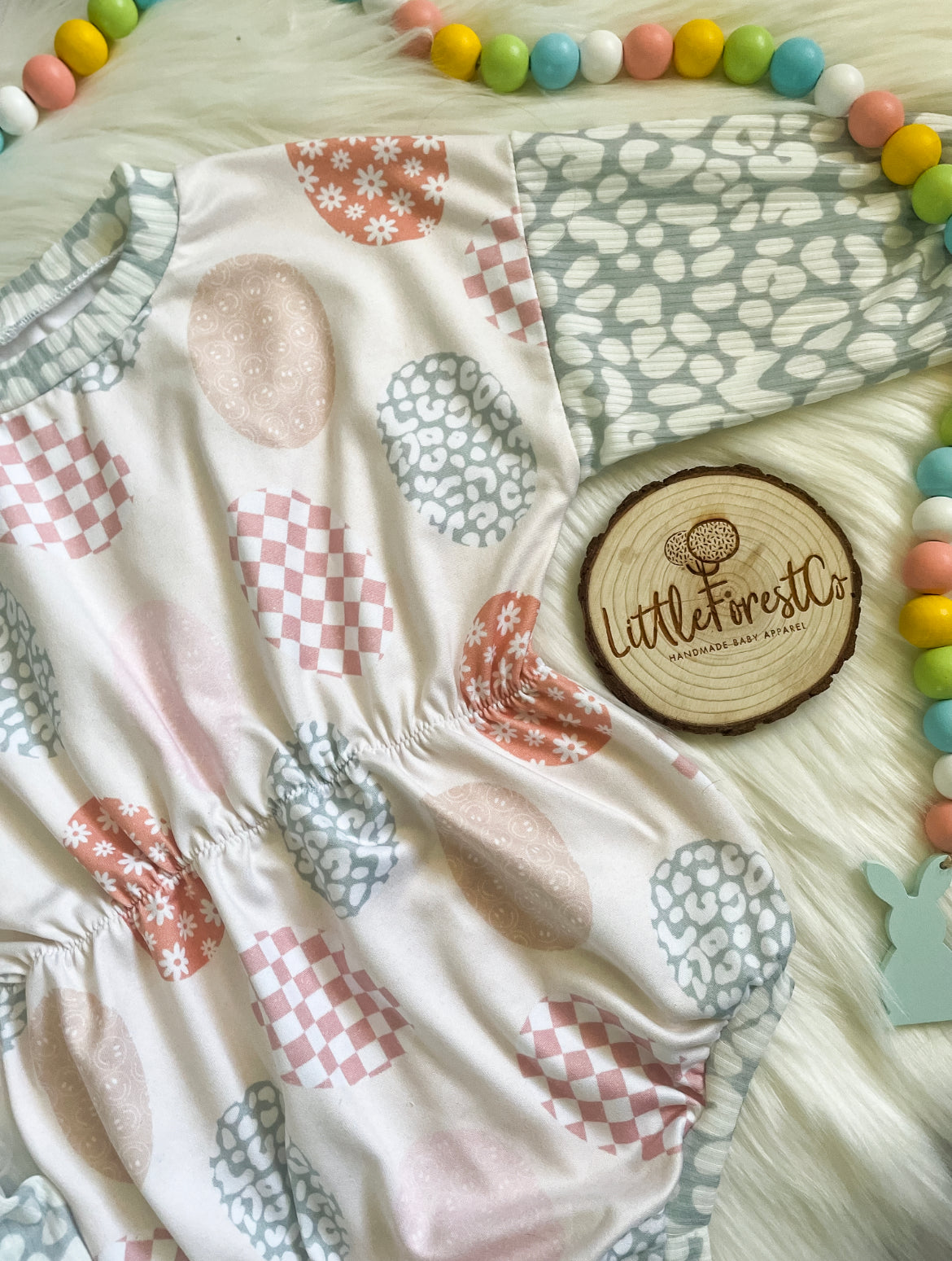 Cinched Leopard Egg Romper