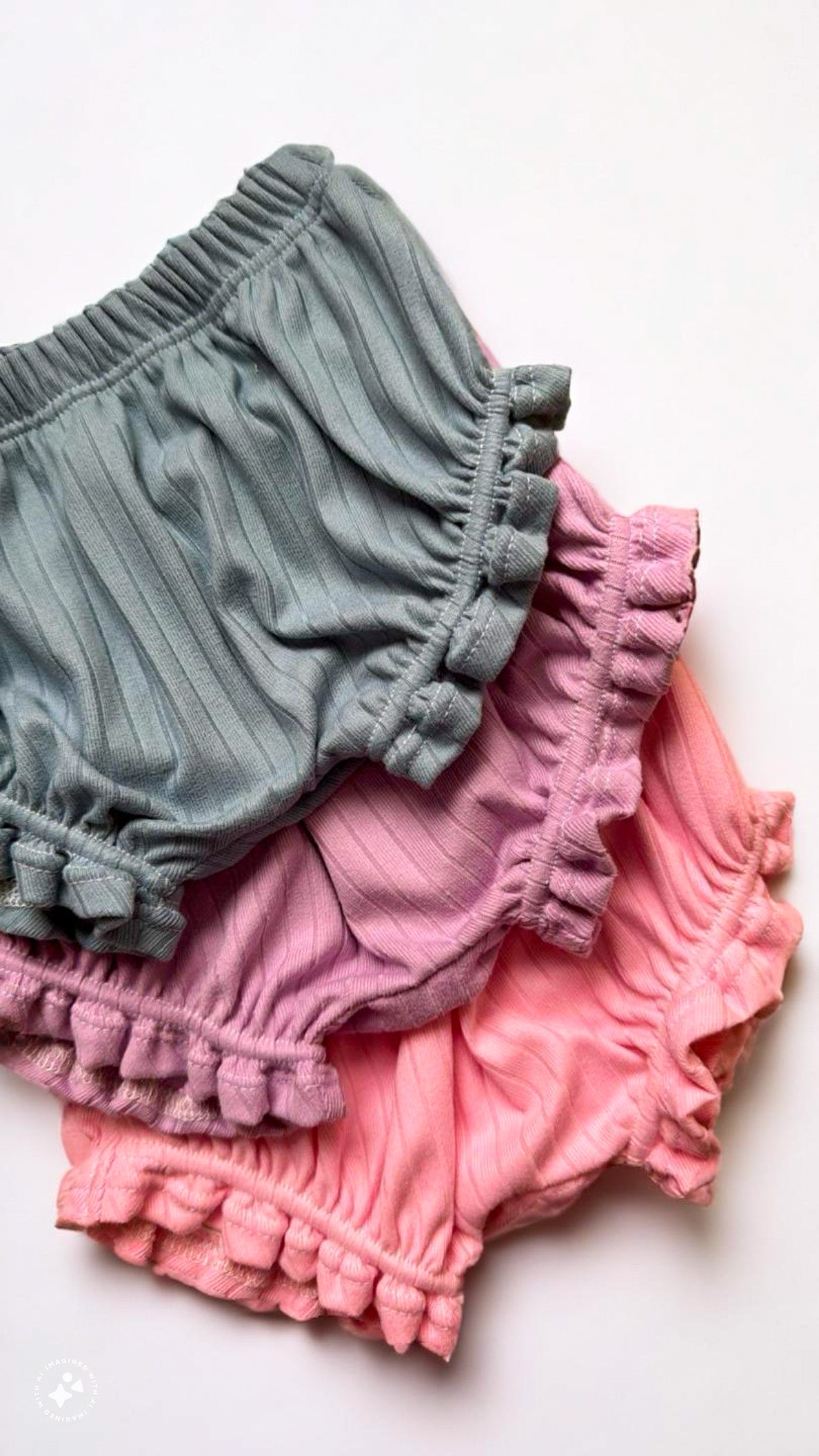 Steel Cami + Ruffle Shorties