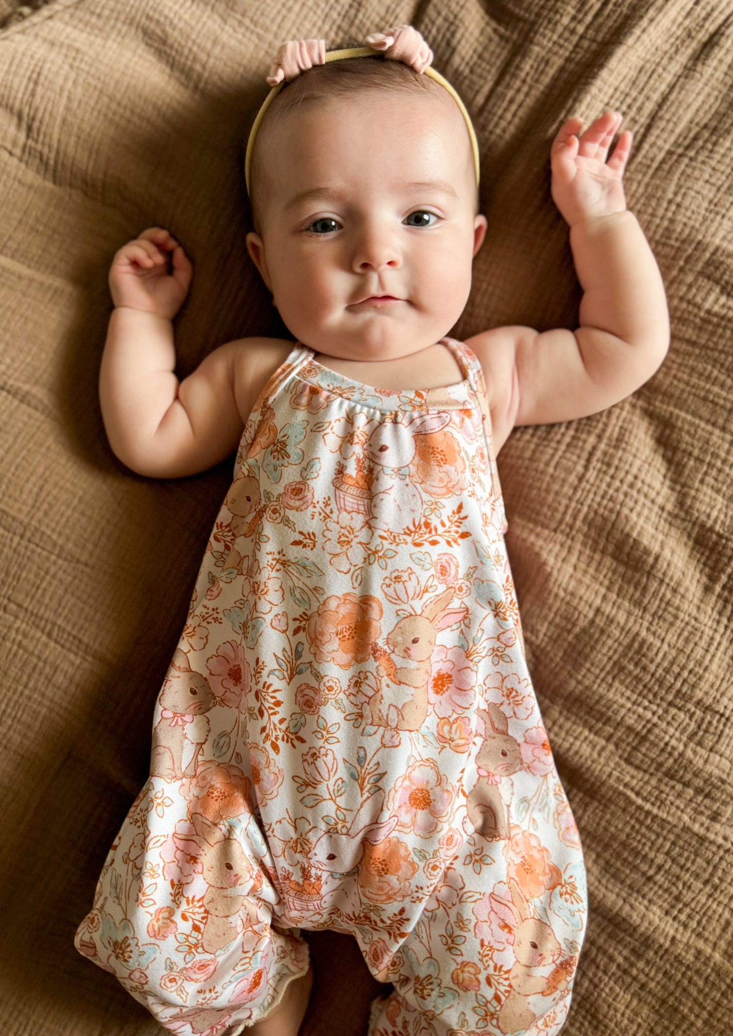 Watercolor Bunny Jumpsuit