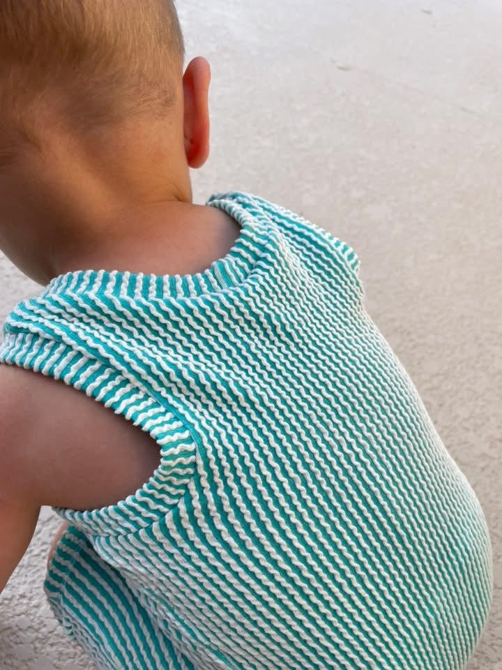 Waved Rib Ollie Romper