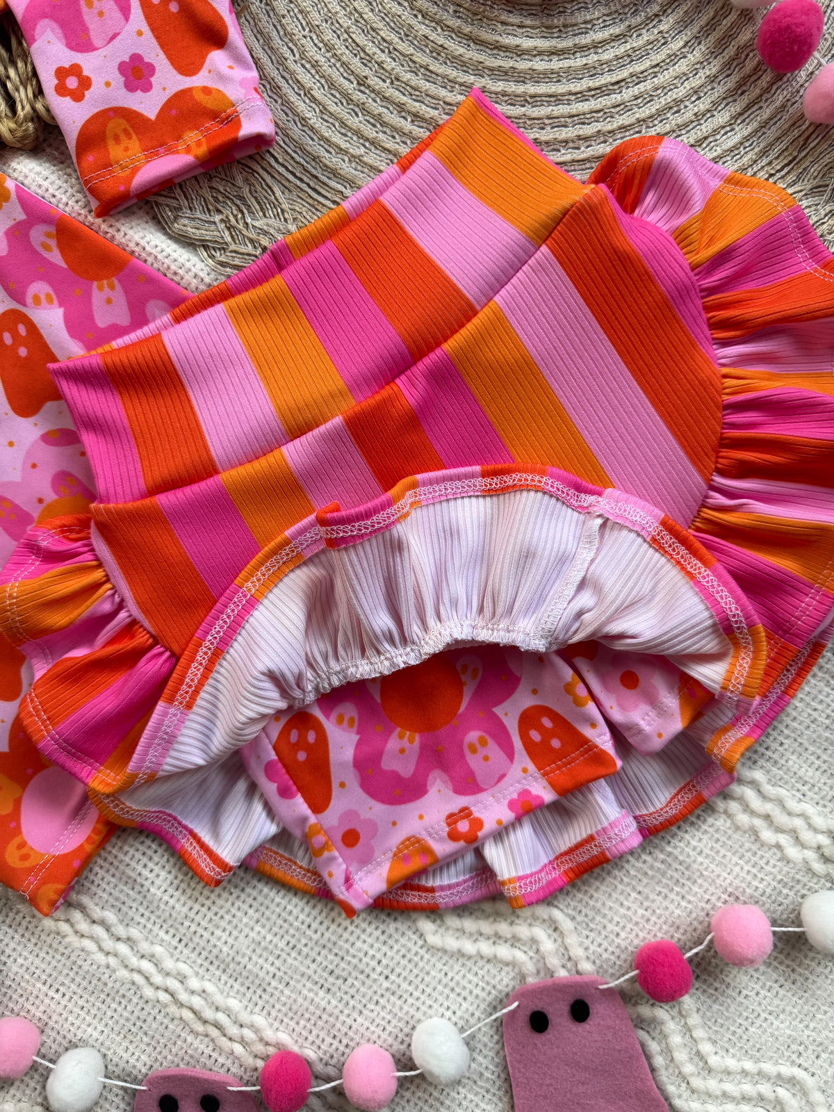 Let’s Go Ghouls! Yara Ruffle Tulip Skort + Long Sleeve Brielle Top