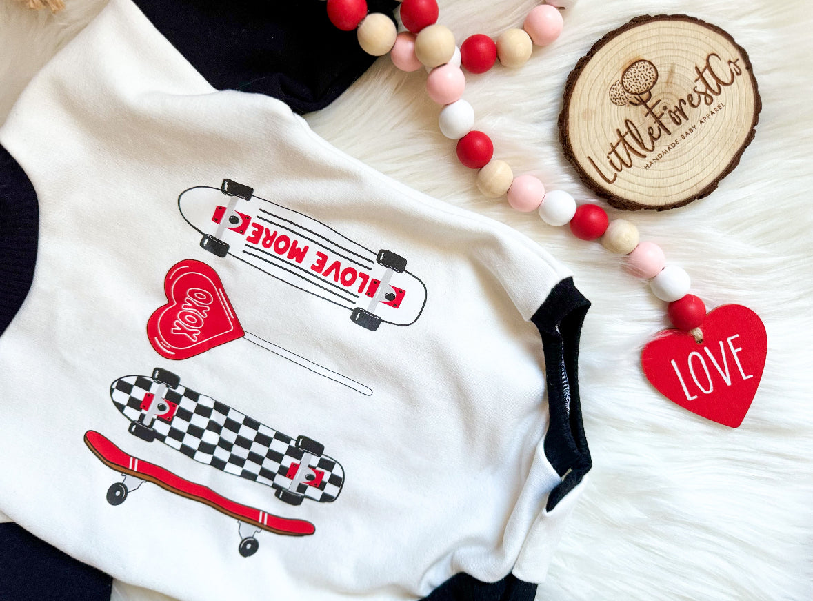 RTS - NB Love More Sweater Romper