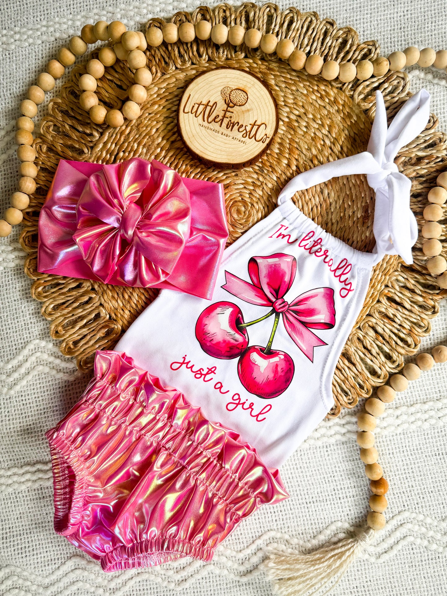 “I’m Literally Just A Girl” Halter or Halter Romper