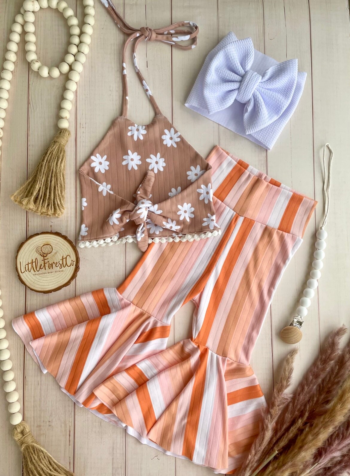 Daisy Halter & Striped Bells