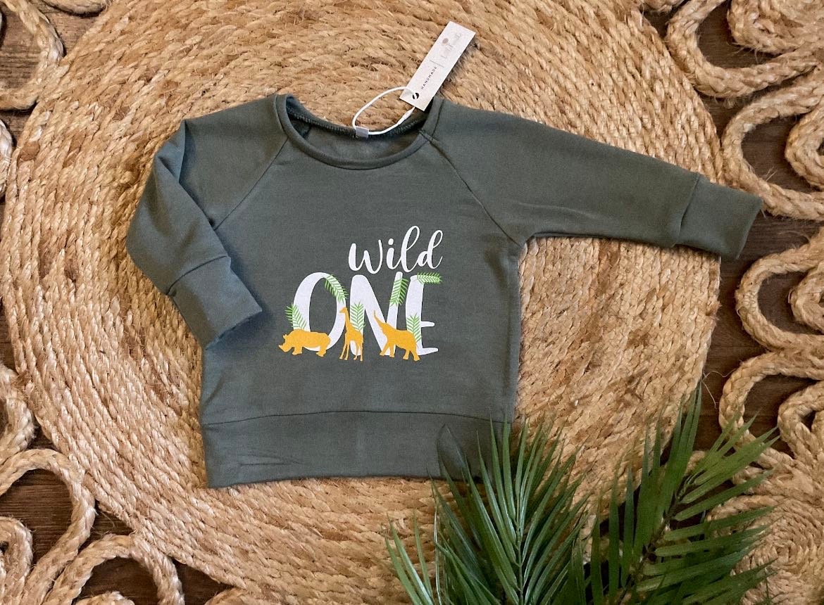 Wild One Birthday Joggers & Crewneck | Two Wild Birthday Outfit | Wild One Birthday Outfit | Wild One Onesie | Two Wild Birthday Set