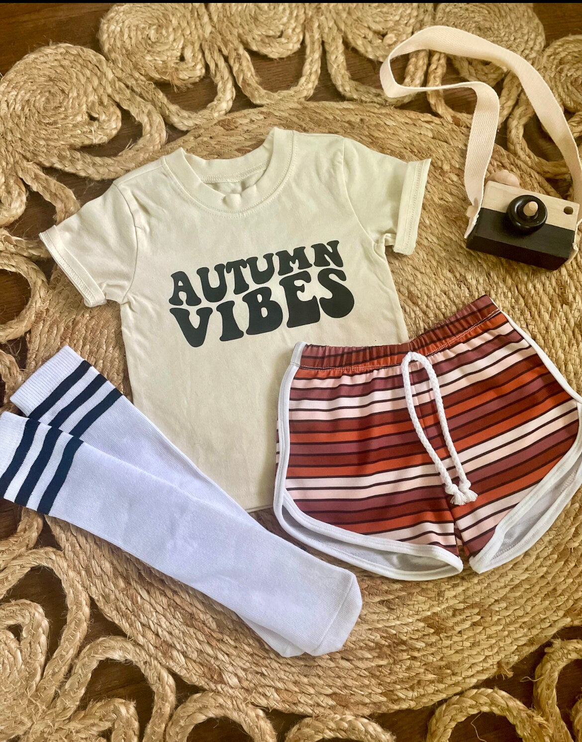 Autumn Vibes Tee & Track Shorts