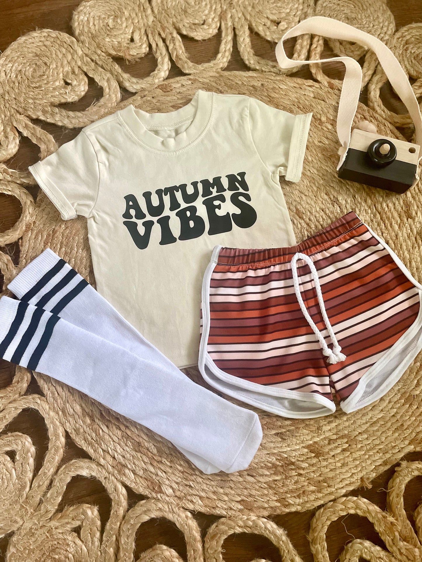 Autumn Vibes Tee & Track Shorts