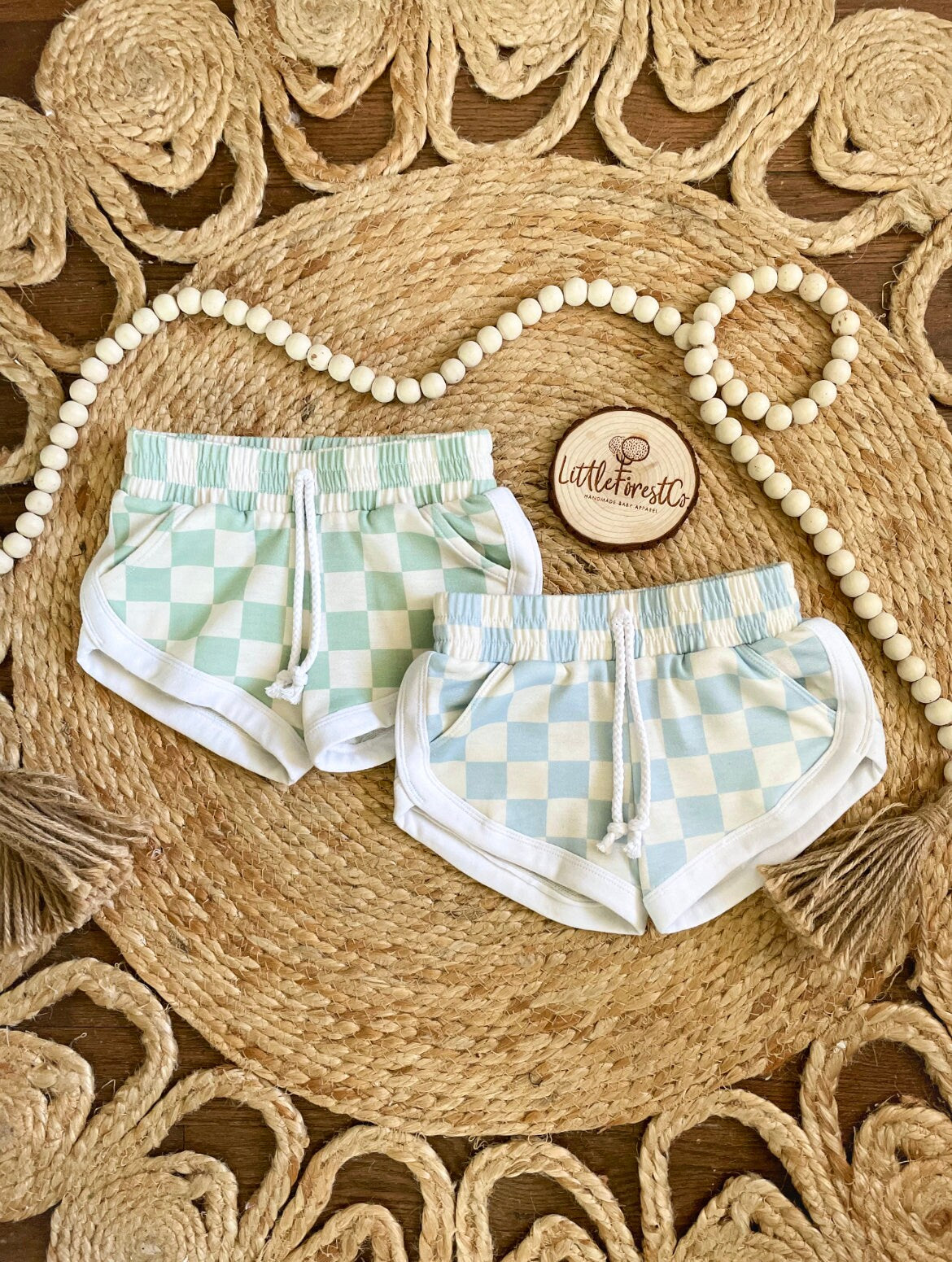Checker Track Short Sets | Retro Shorts | Checker Shorts | Checker Outfits | Boy Outfits | Pastel Checker Outfits | Boy Shorts | Shorties