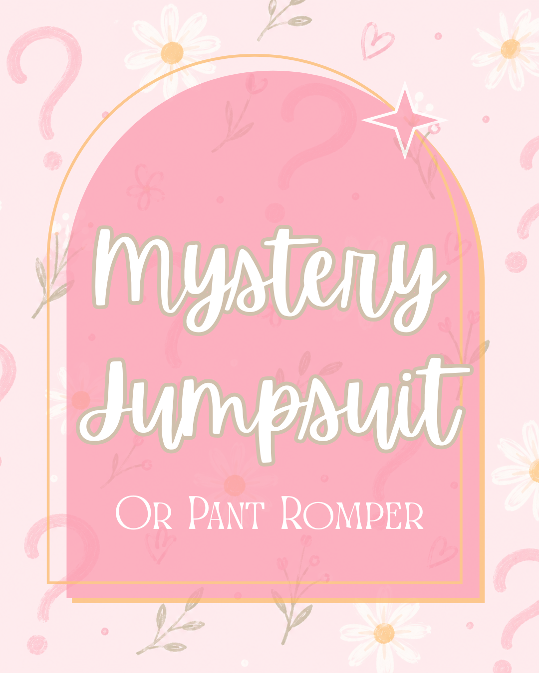 Mystery Jumpsuit or Pant Romper