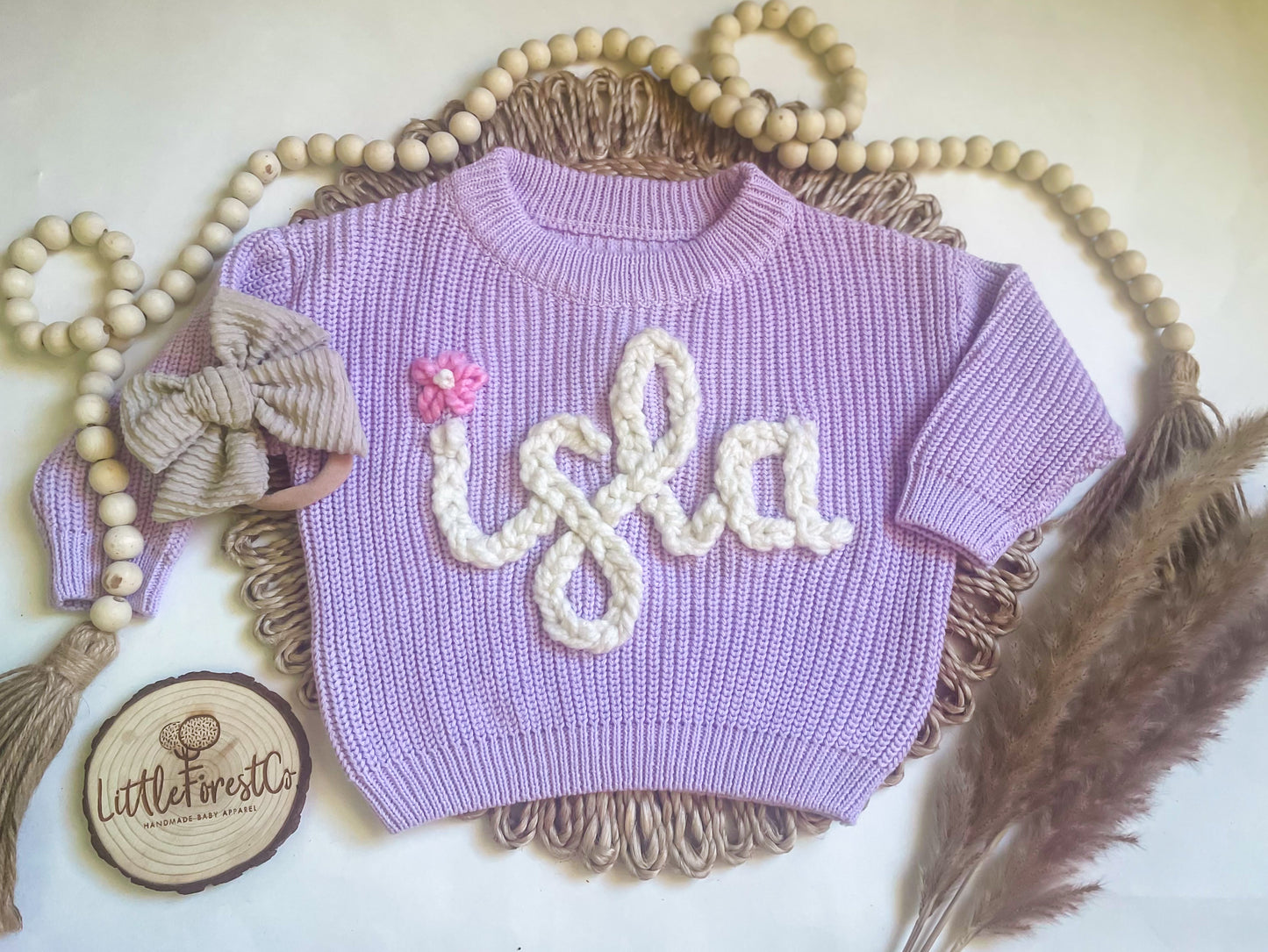 Embroidered Name Sweater