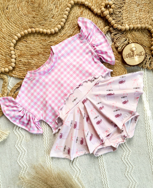 Pretty Pepper Brielle Leo + (Optional) Flutter Sleeve Honey Top