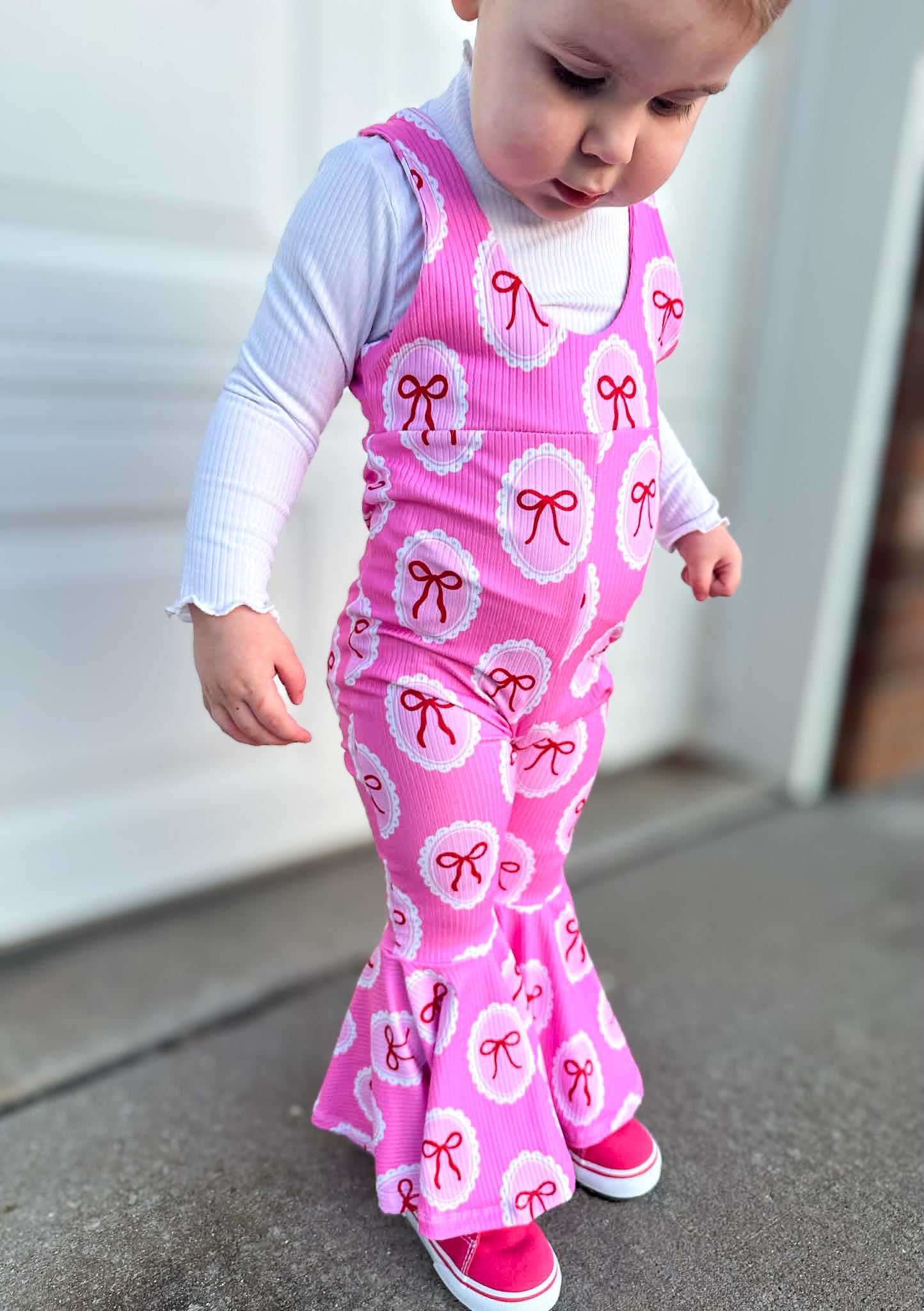 Retro Ribbons Pinafore Bells