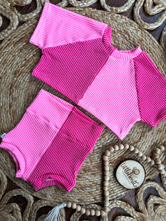 Color Block Modest Crop + Bummies