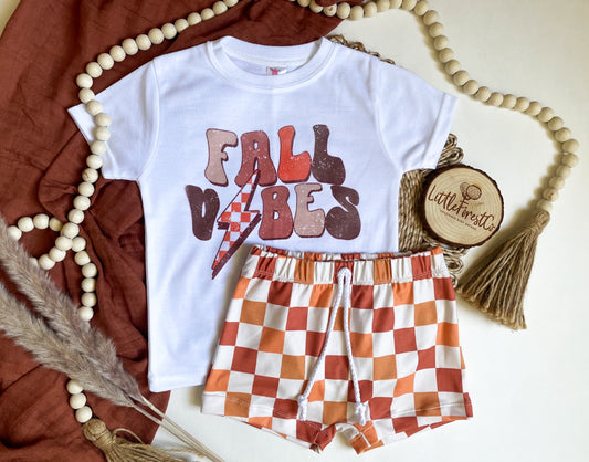 RTS 9-12M Hello Fall Tee + Play Shorts