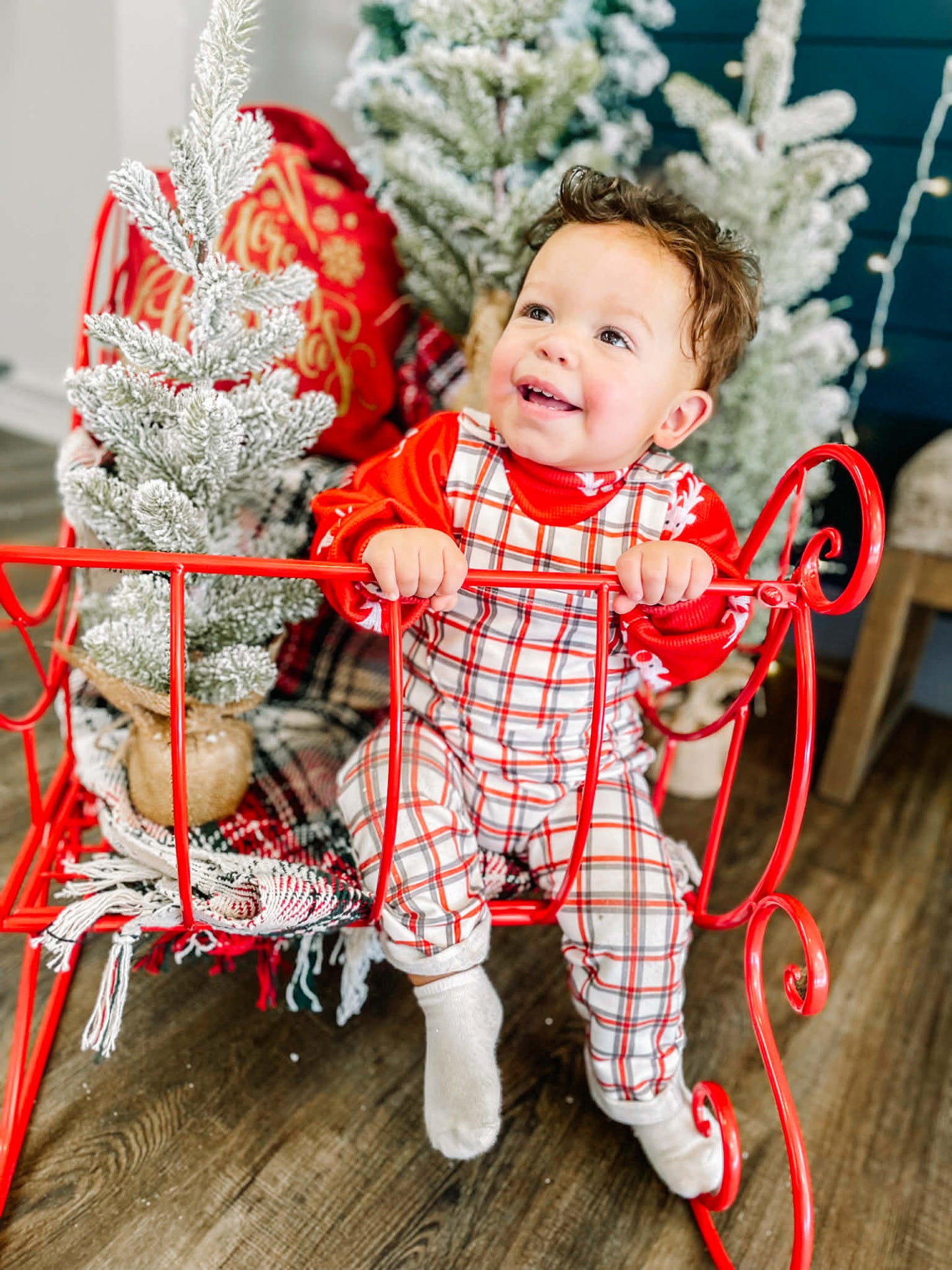 “Santa’s Favorite” Yukon Romper + Sweater
