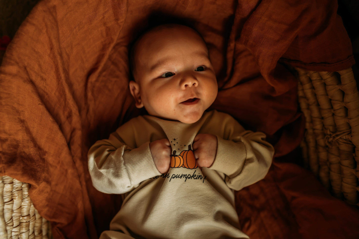 Take Me To The Pumpkin Patch Sweater Romper & Crew Neck