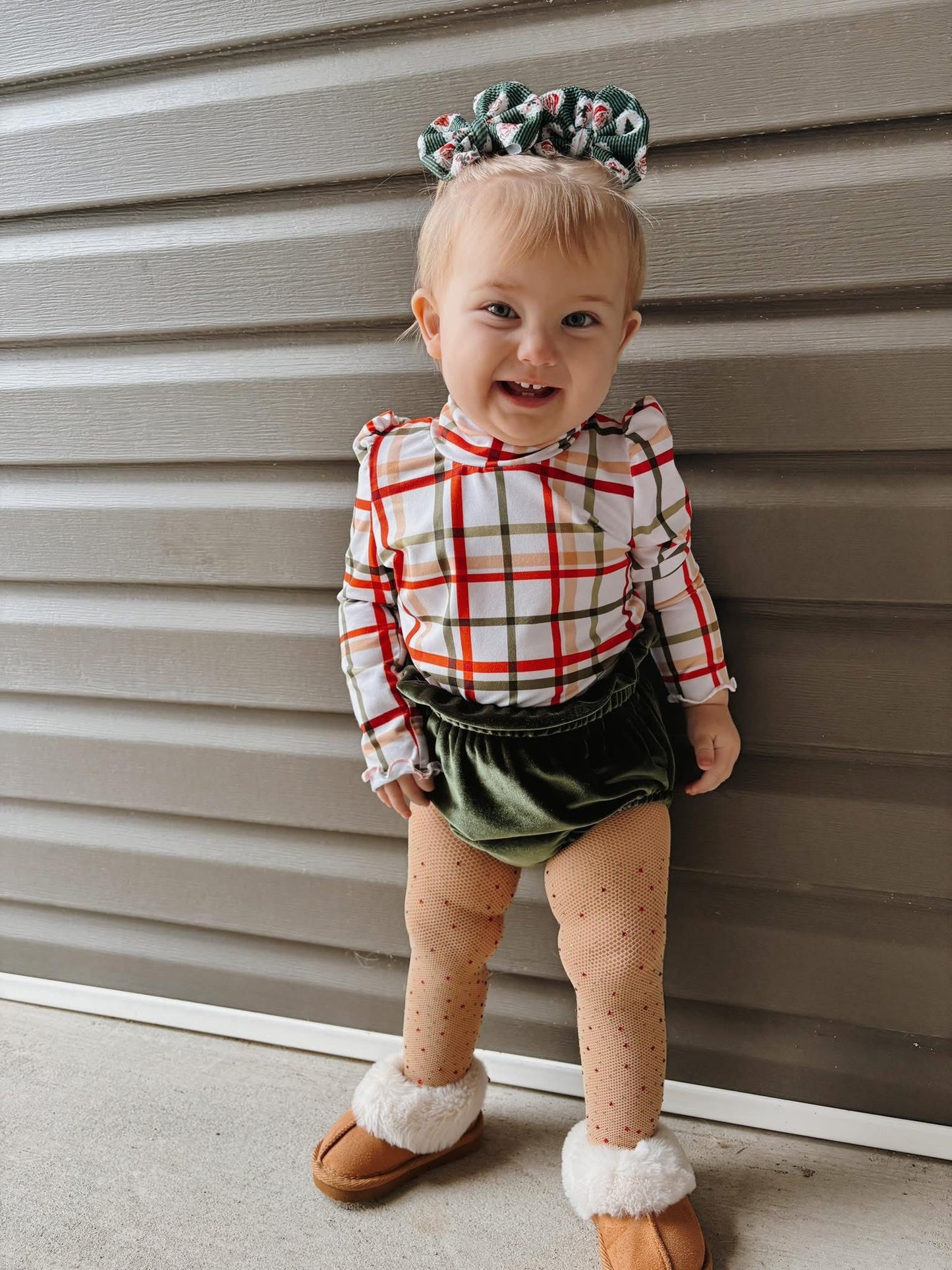 Christmas Bloomies (Optional Lace)