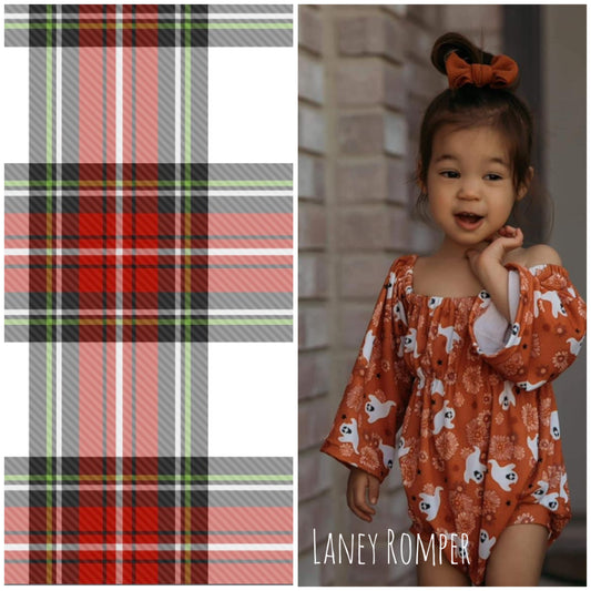 Reps Only - Festive Flannel Laney Romper